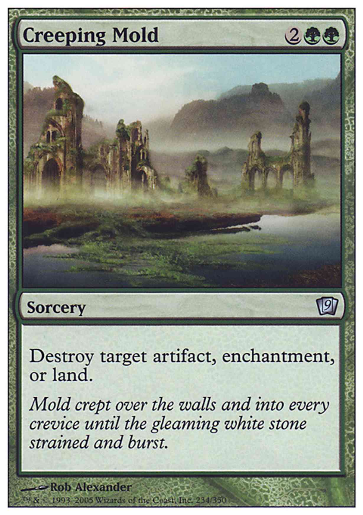 Creeping Mold magic card front