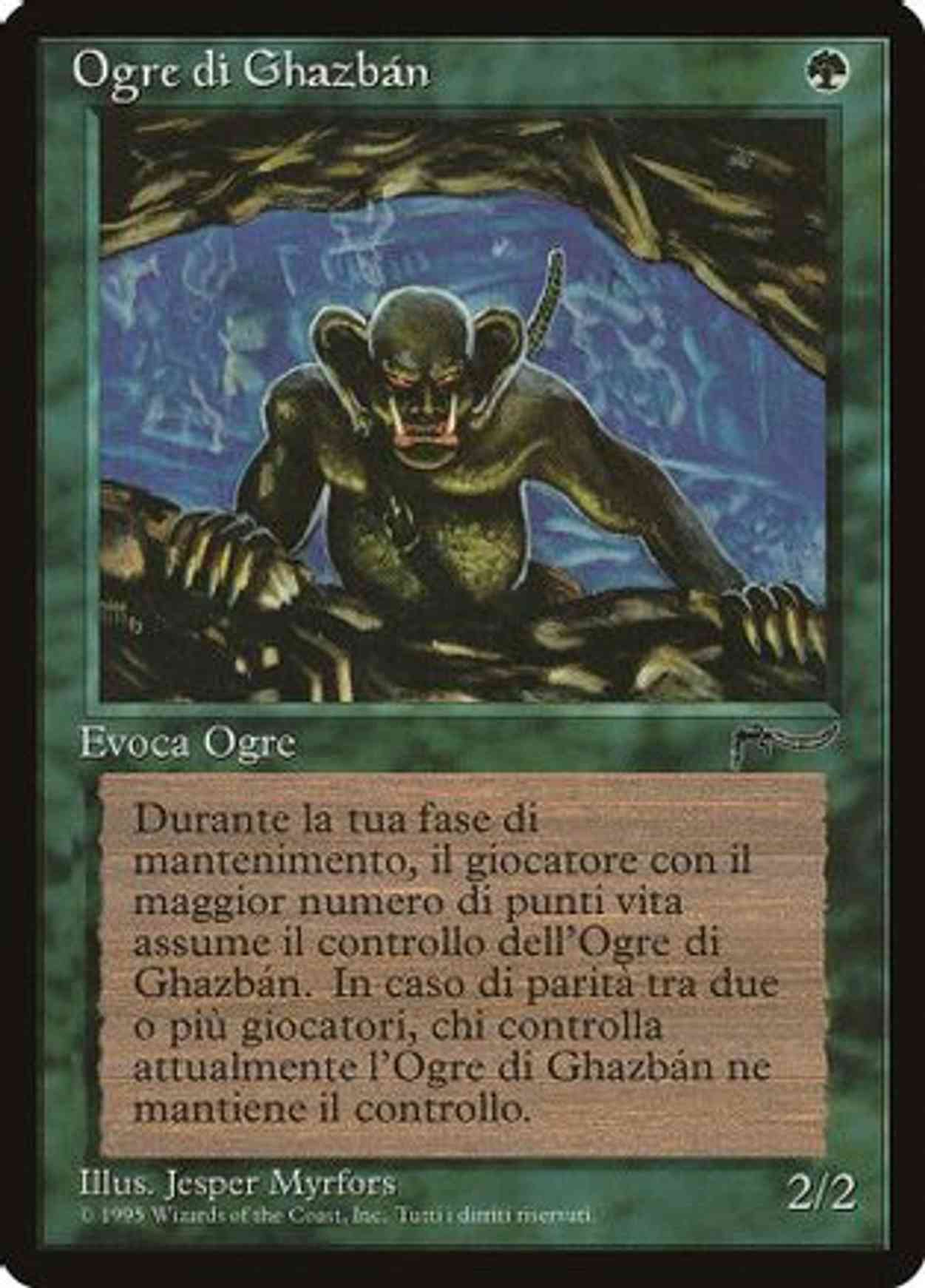 Ghazban Ogre (Italian) "Ogre di Ghazban" magic card front