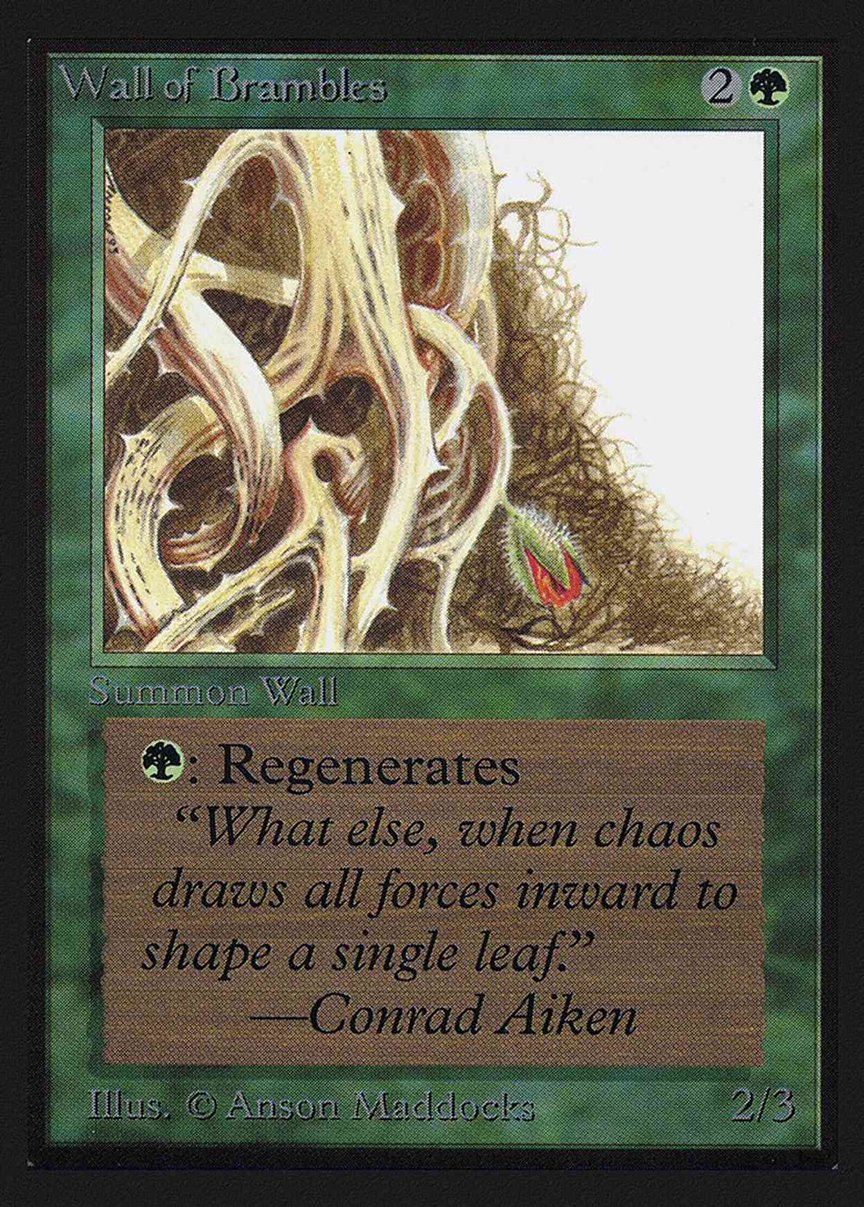Wall of Brambles (CE) magic card front