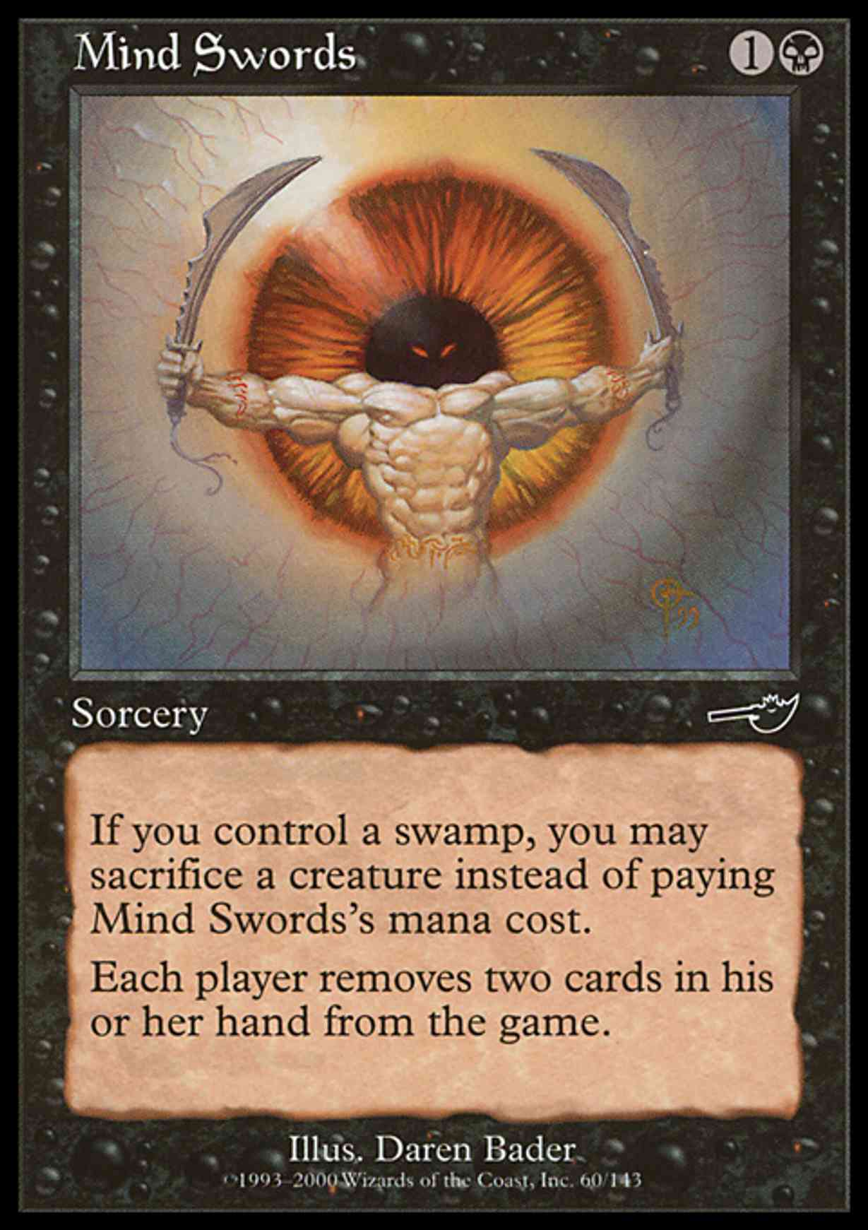 Mind Swords magic card front