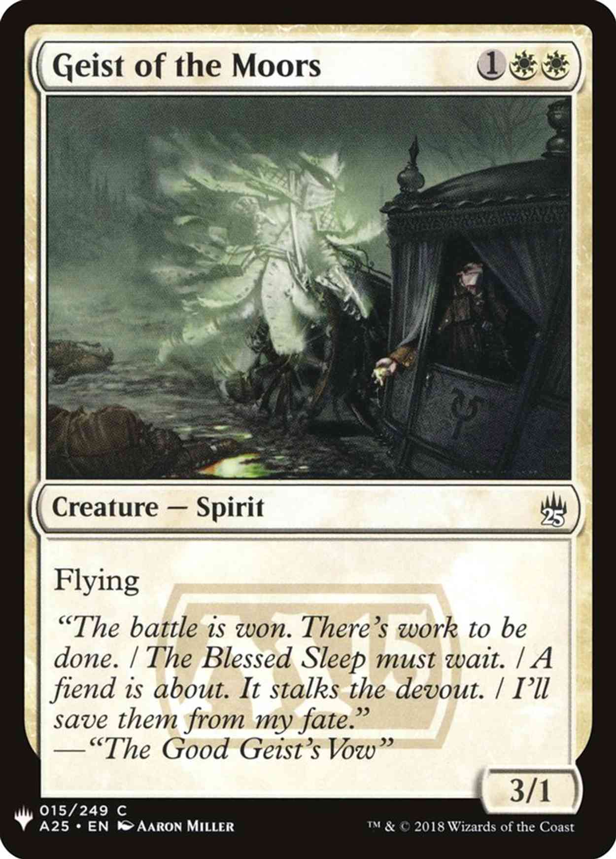 Geist of the Moors magic card front