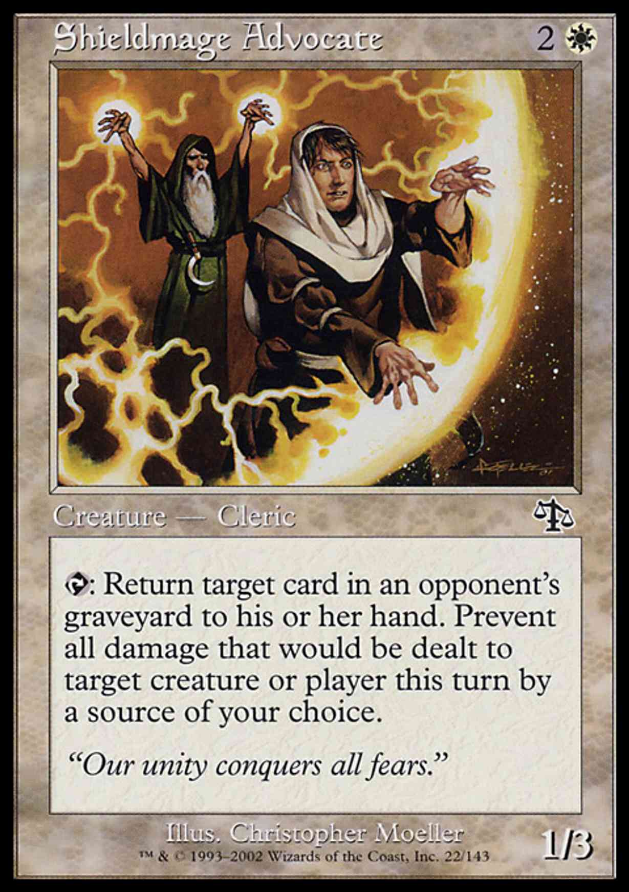 Shieldmage Advocate magic card front