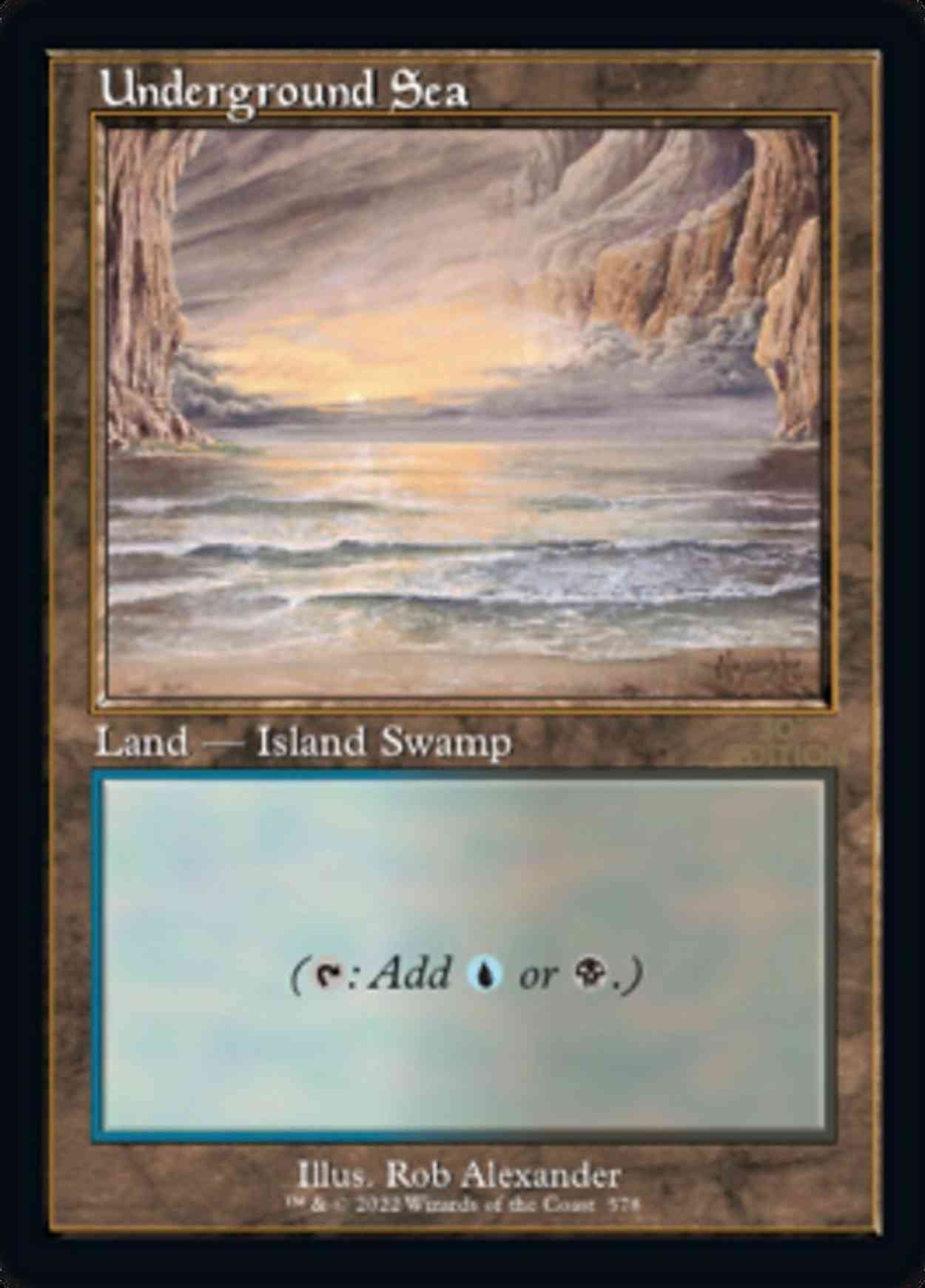 Underground Sea (Retro Frame) magic card front