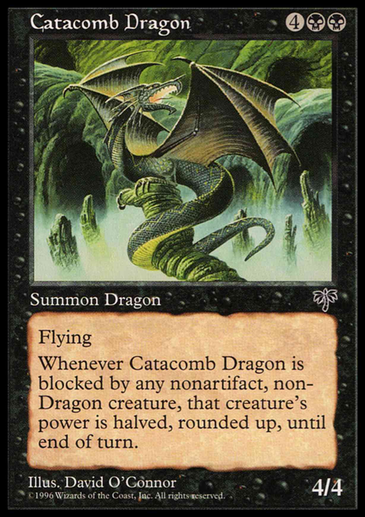 Catacomb Dragon magic card front