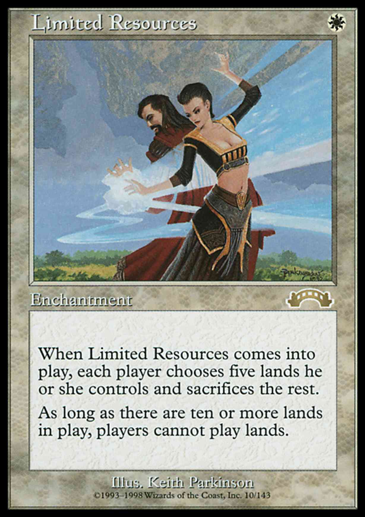 Limited Resources magic card front