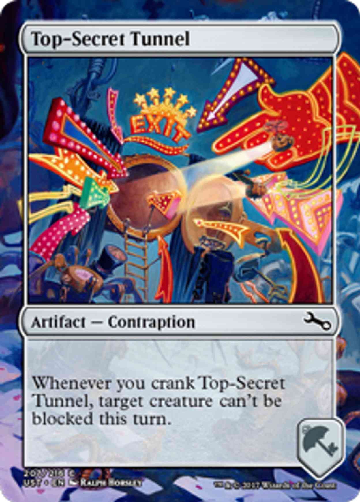 Top-Secret Tunnel magic card front