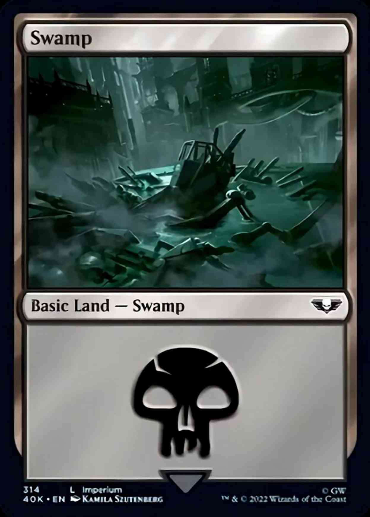 Swamp (314) magic card front