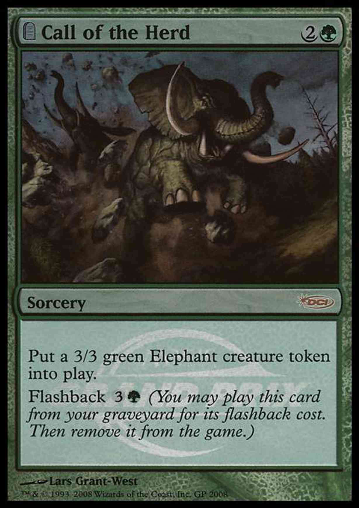 Call of the Herd magic card front