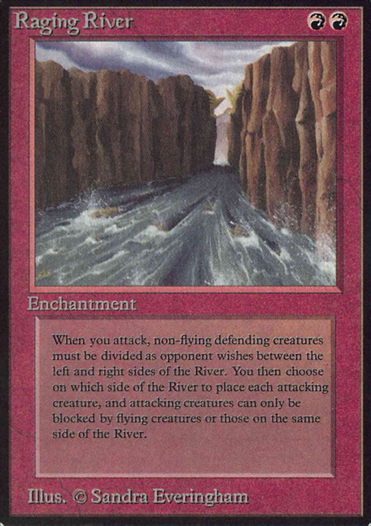 Raging River magic card front