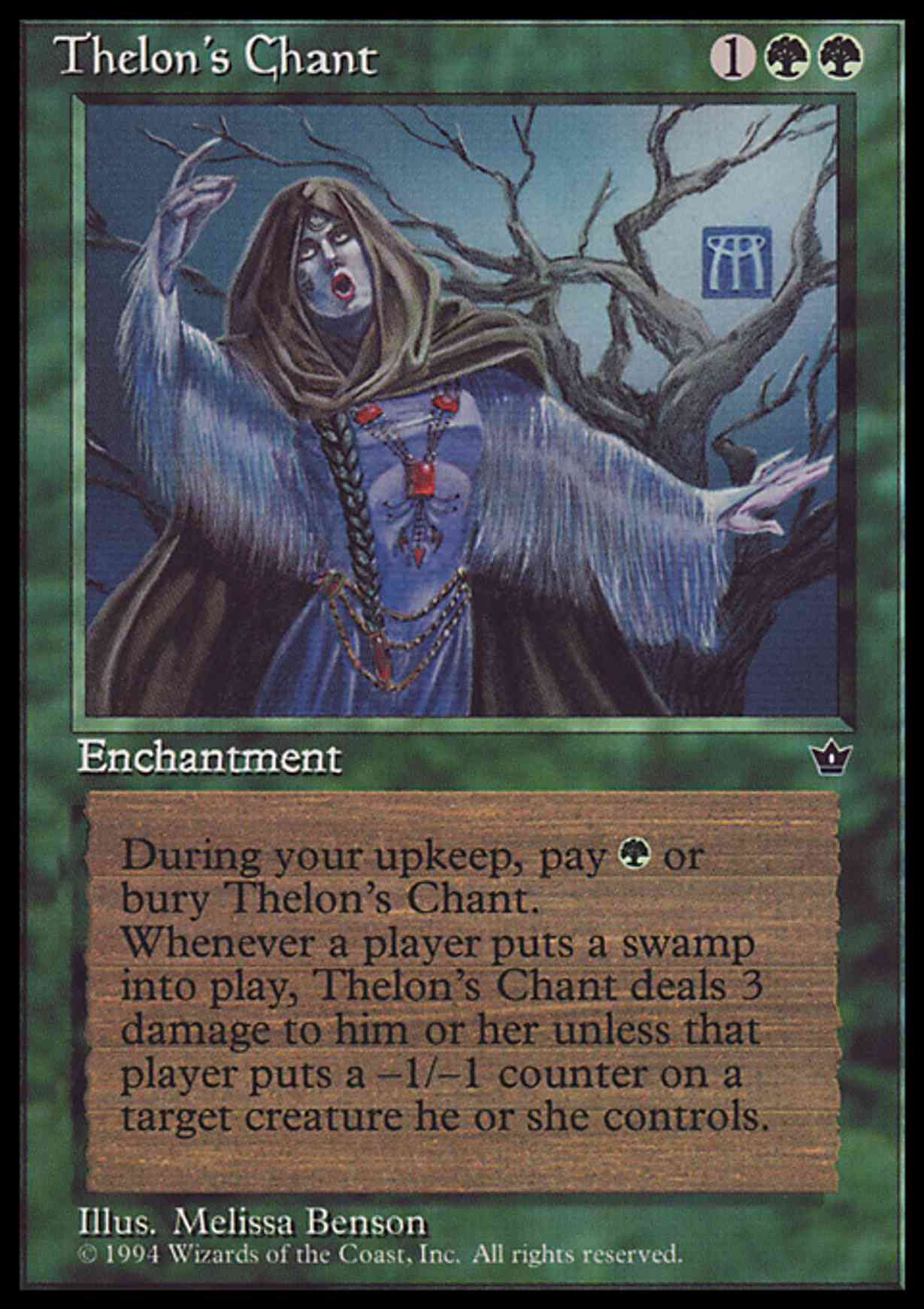 Thelon's Chant magic card front