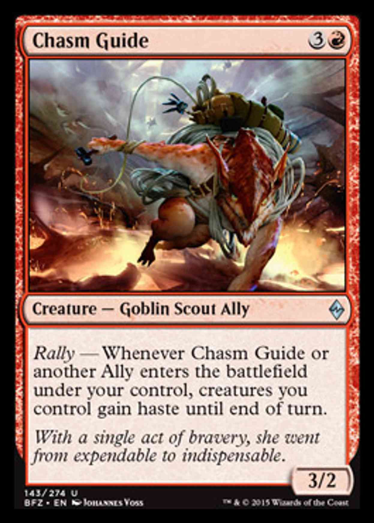 Chasm Guide magic card front