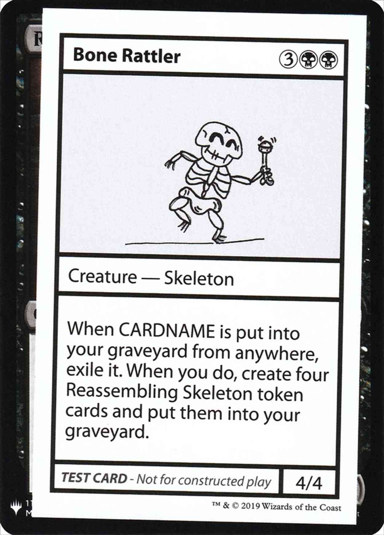 Bone Rattler magic card front