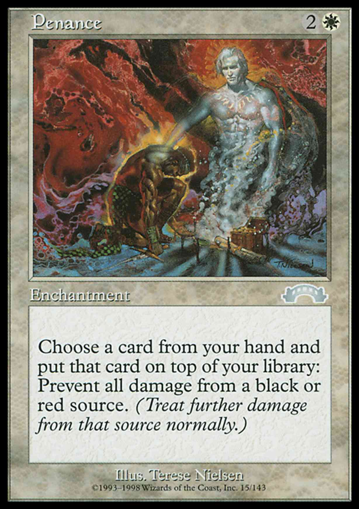 Penance magic card front