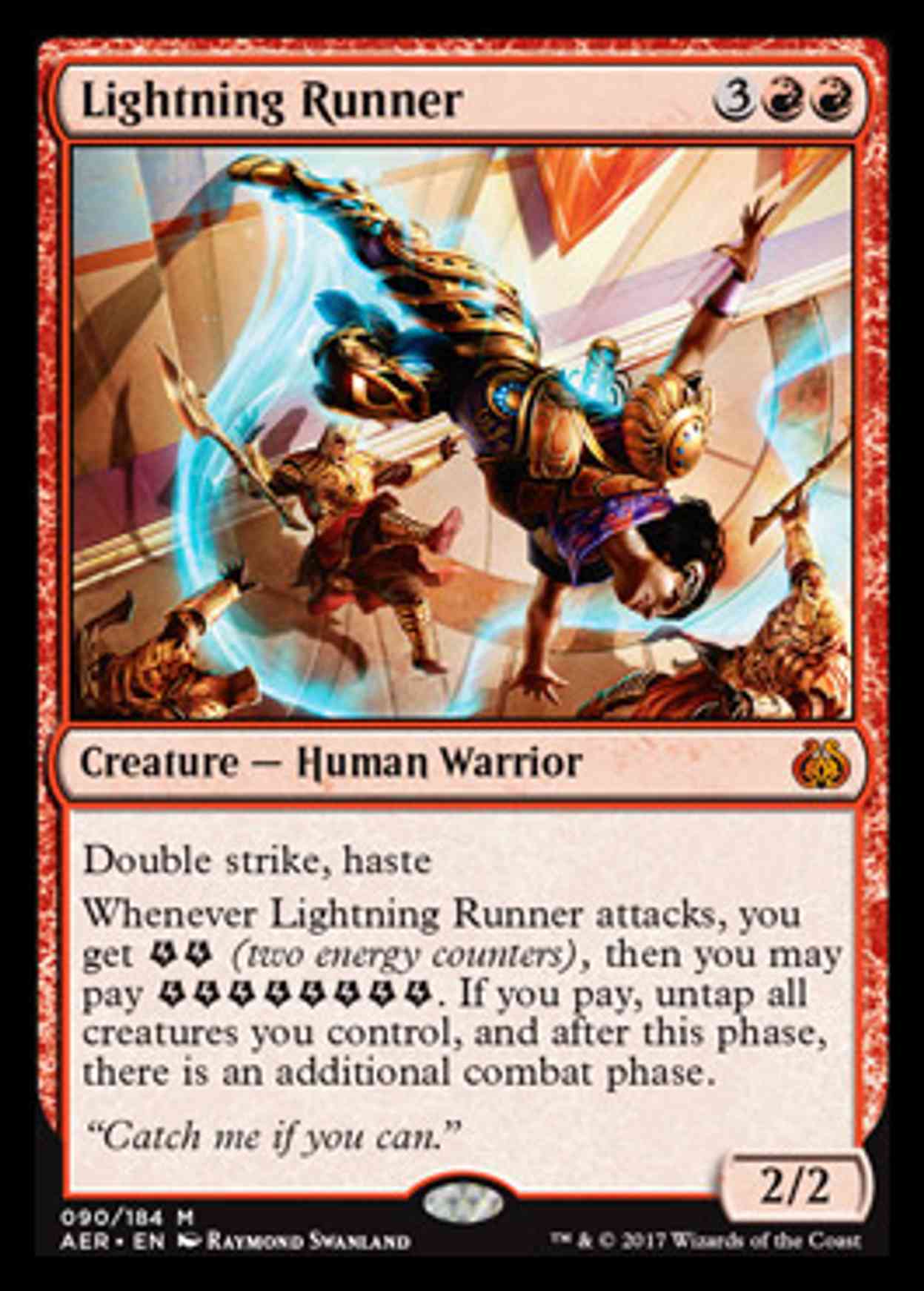 Lightning Runner magic card front