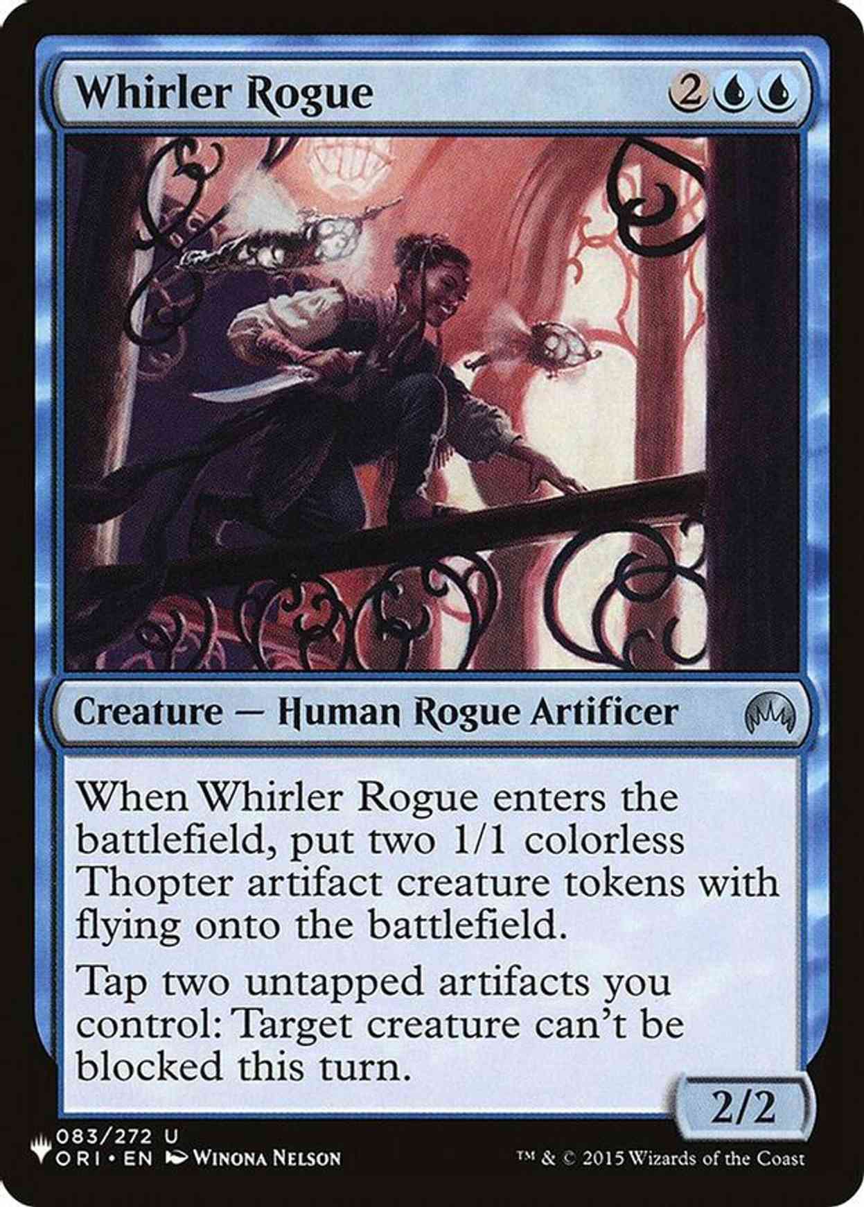 Whirler Rogue magic card front