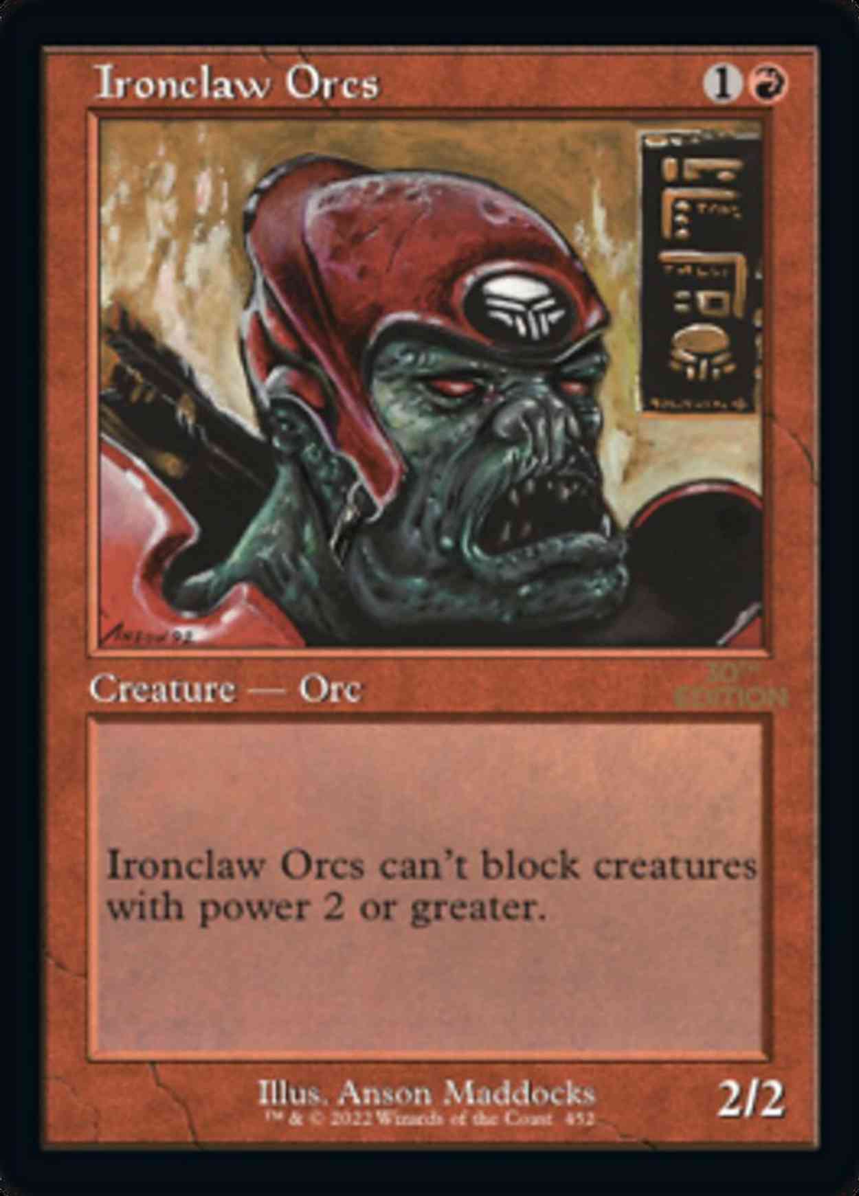 Ironclaw Orcs (Retro Frame) magic card front
