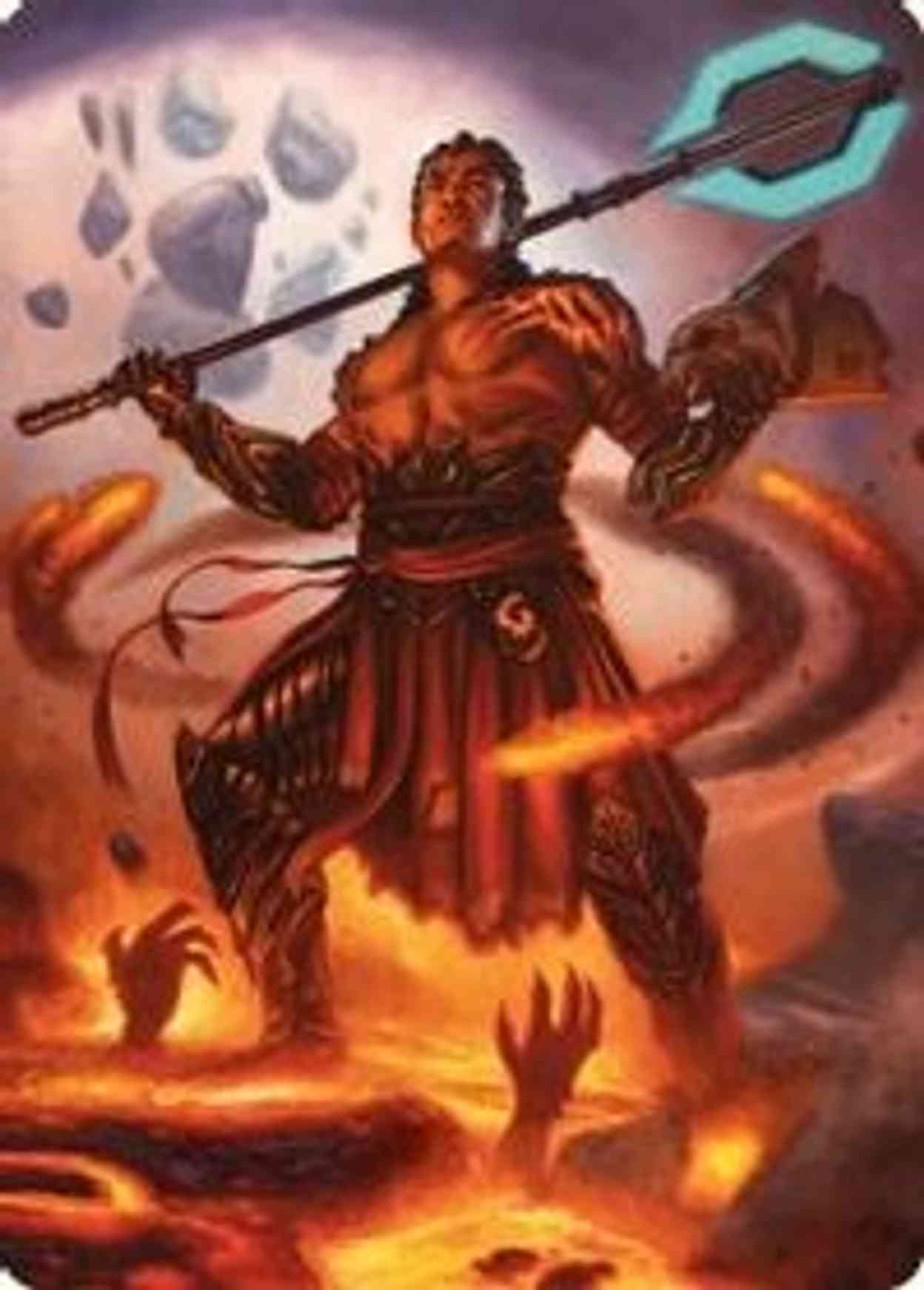 Koth, Fire of Resistance Art Card magic card front