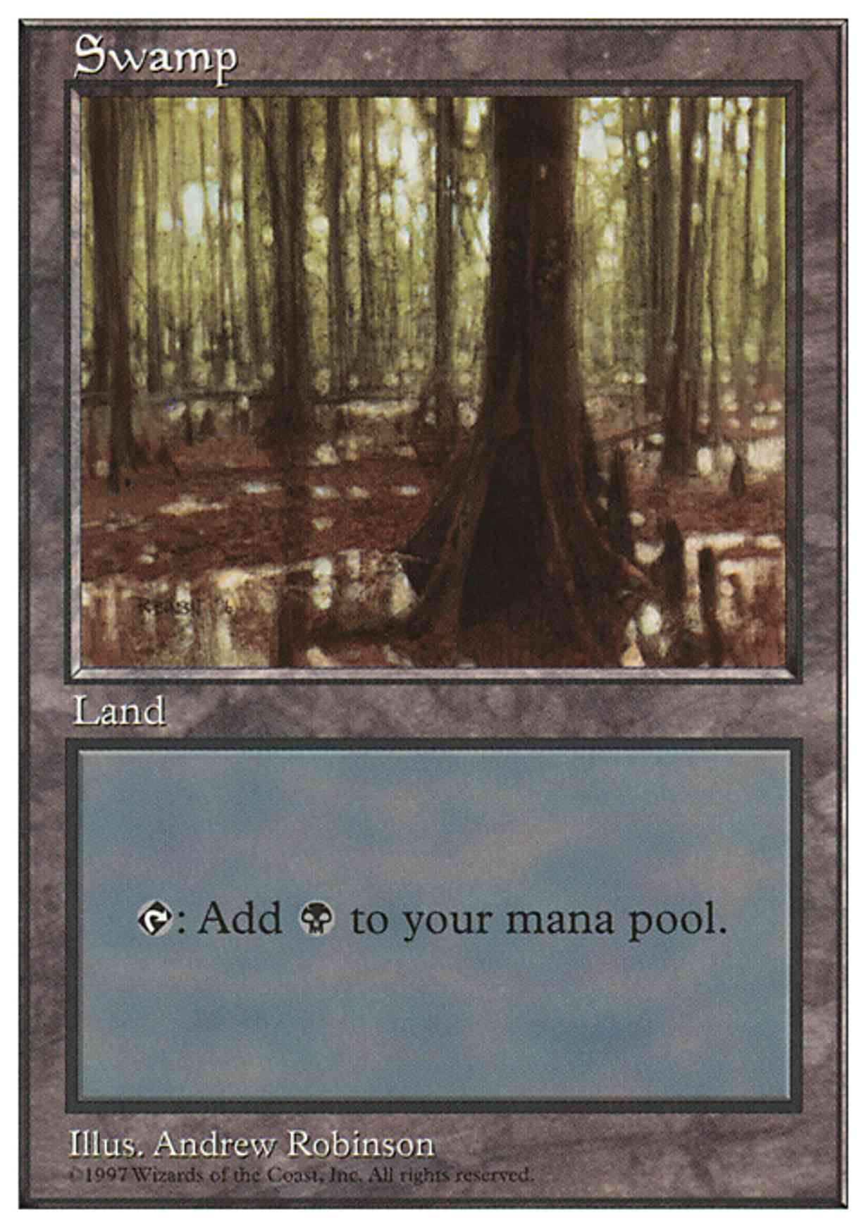Swamp (439) magic card front
