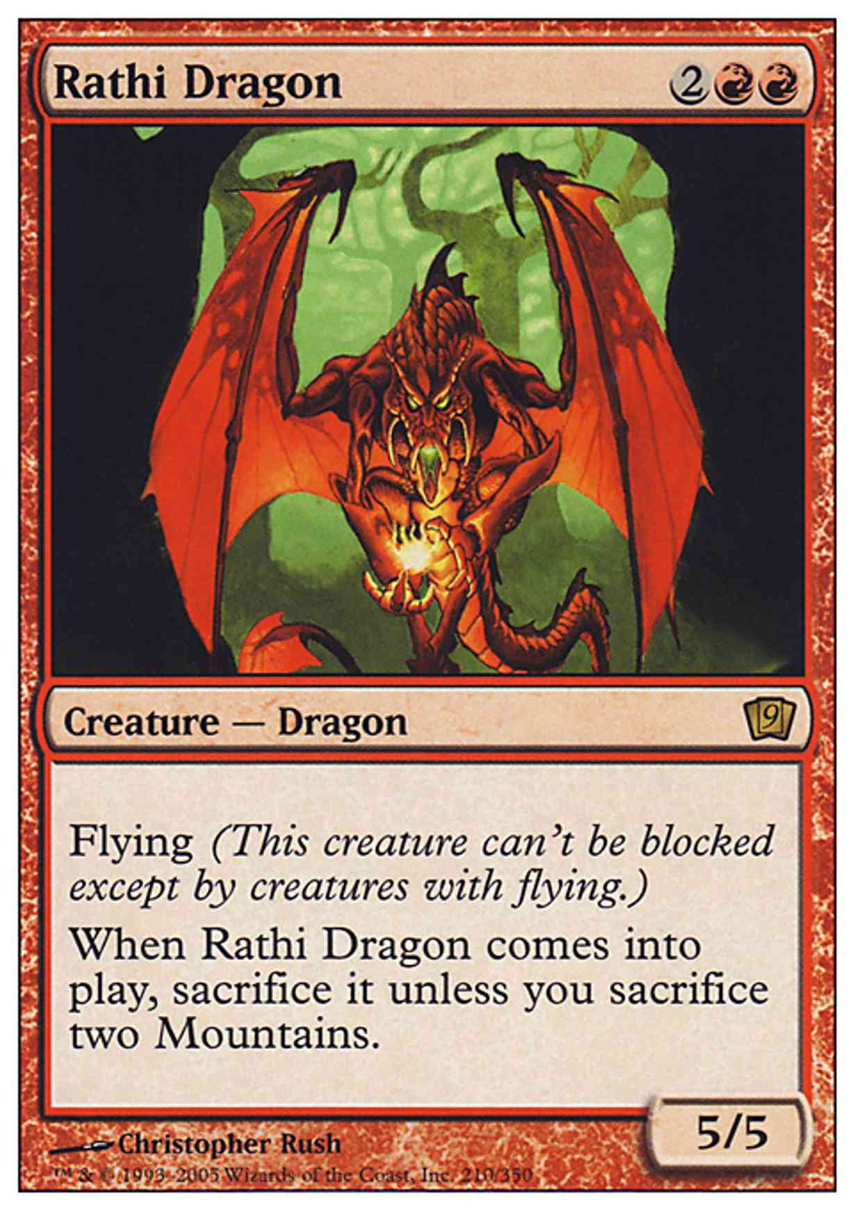 Rathi Dragon magic card front