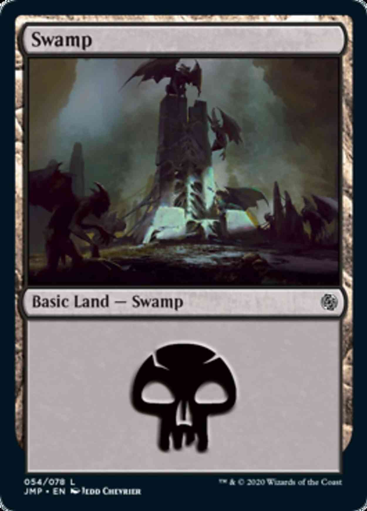 Swamp (54) magic card front