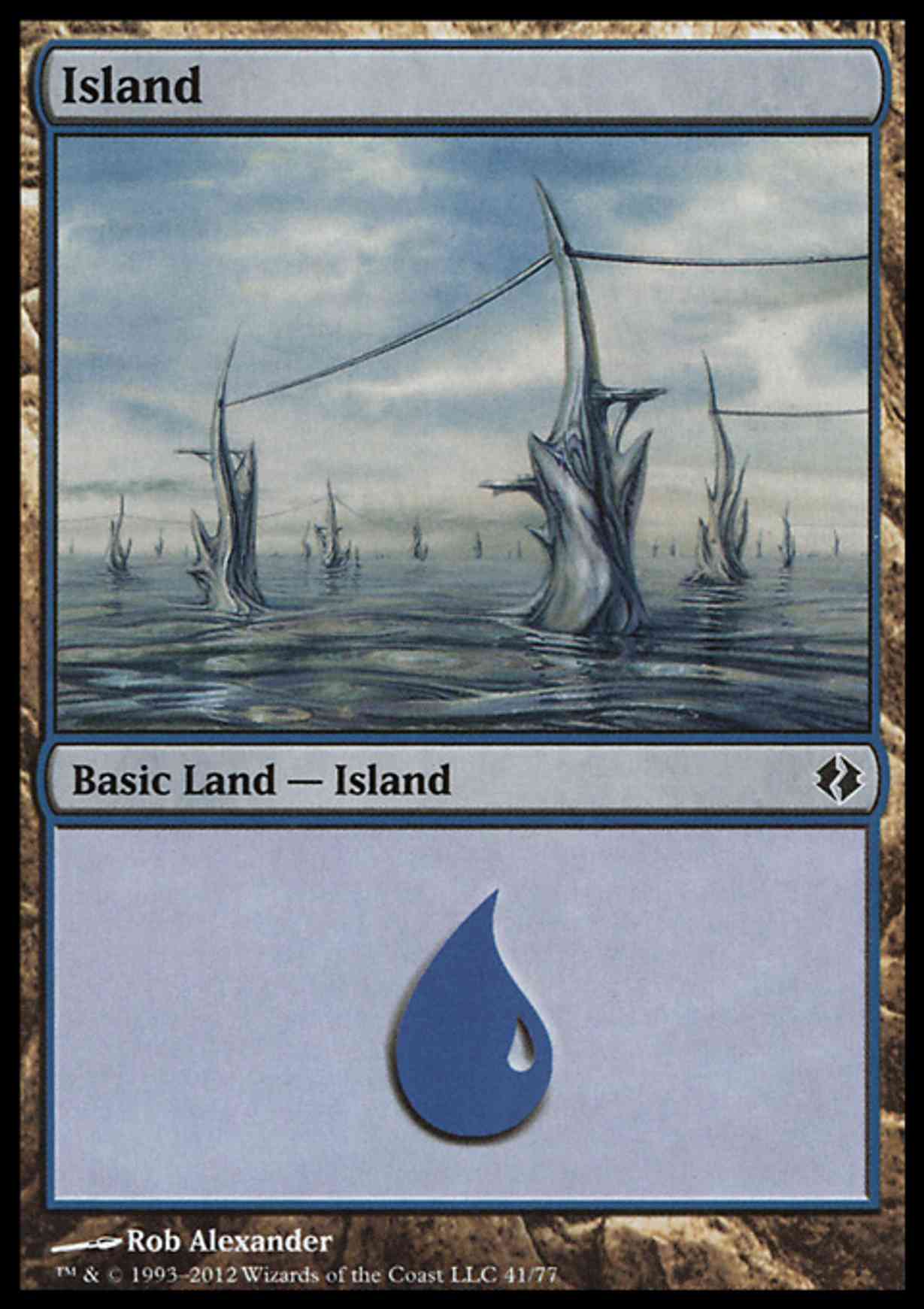 Island (41)  magic card front