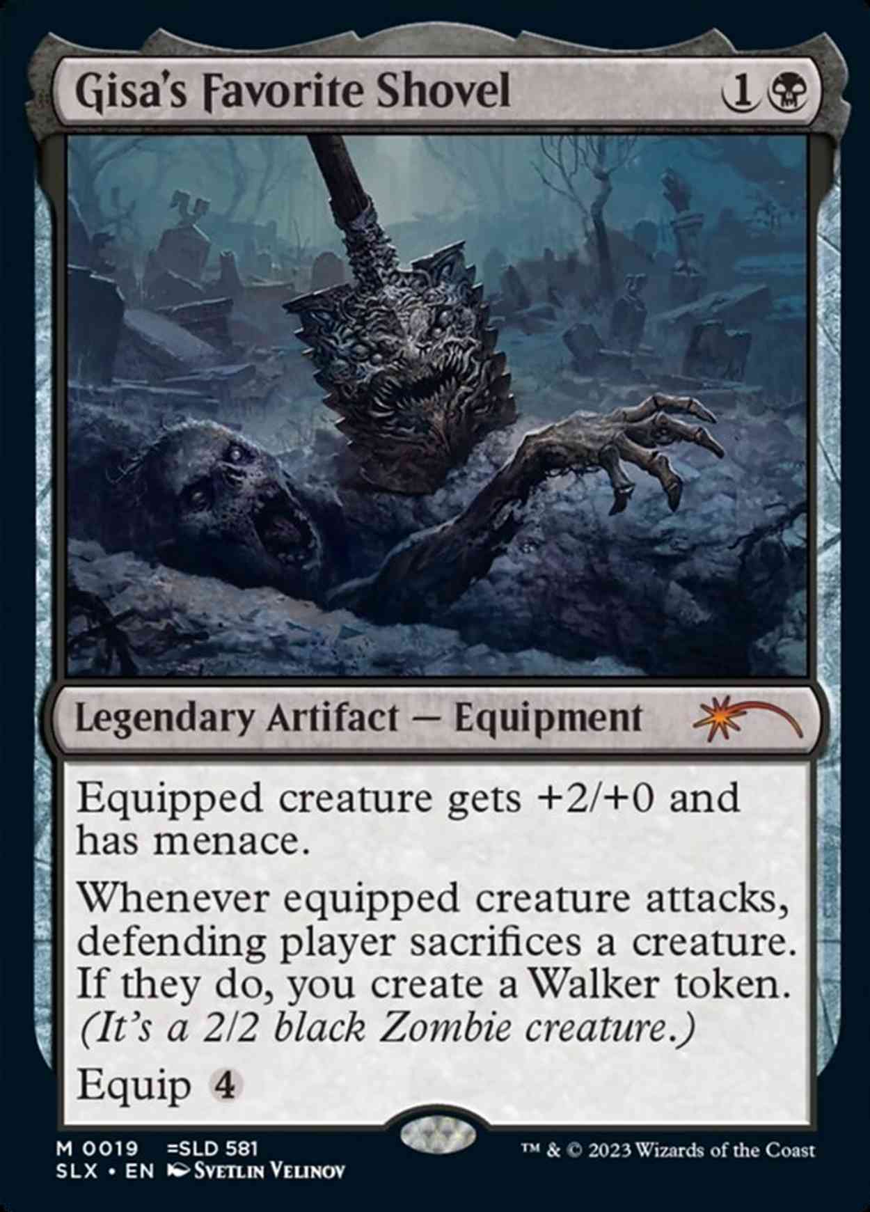 Gisa's Favorite Shovel magic card front