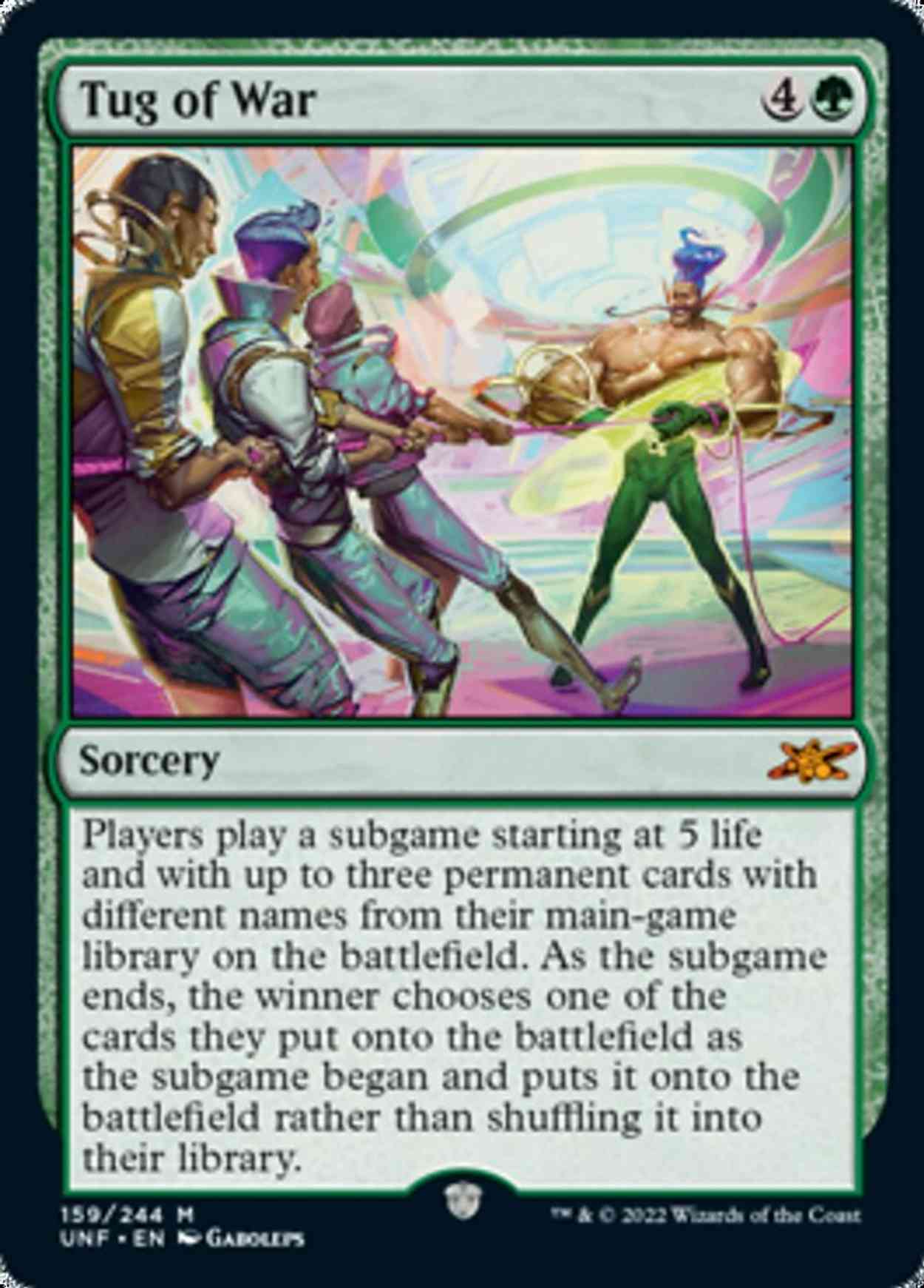 Tug of War magic card front