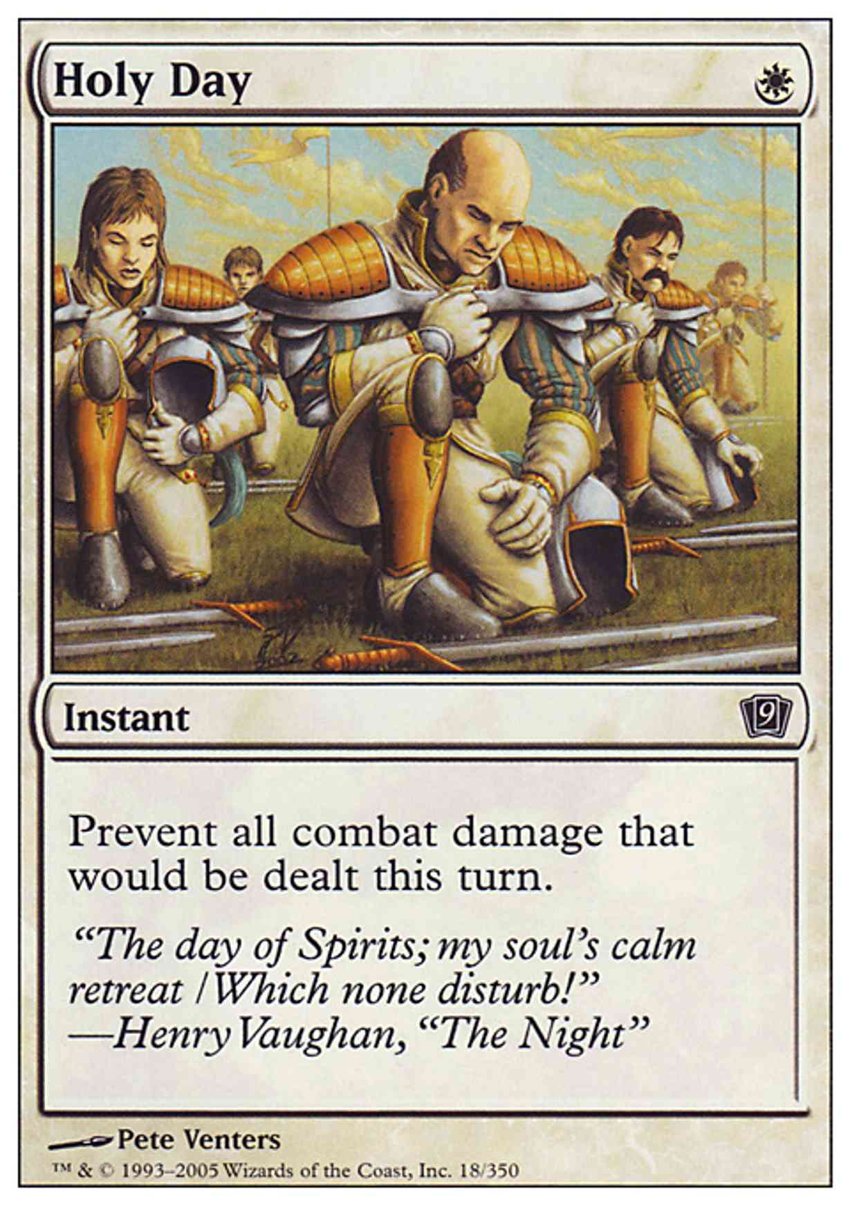 Holy Day magic card front