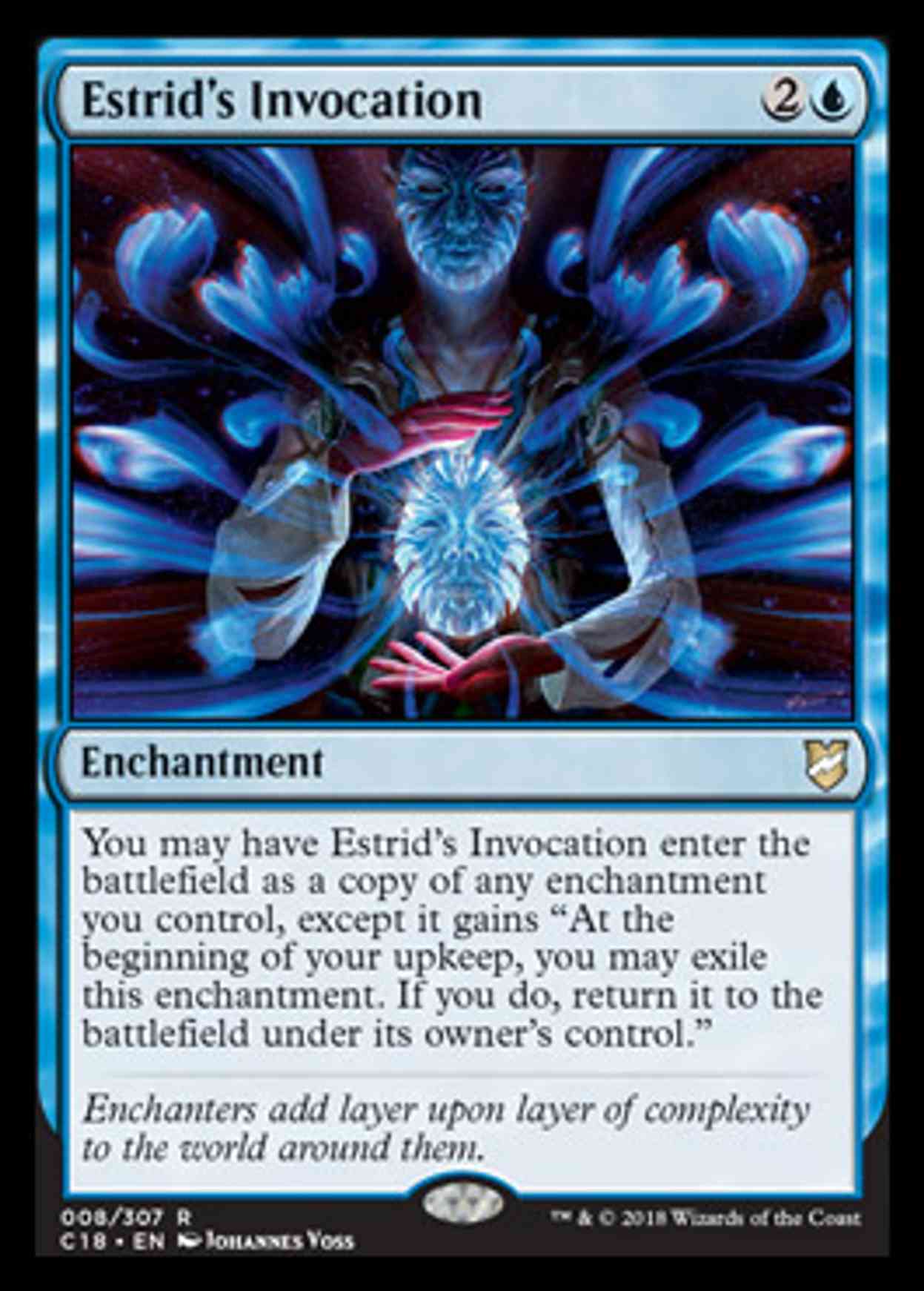 Estrid's Invocation magic card front