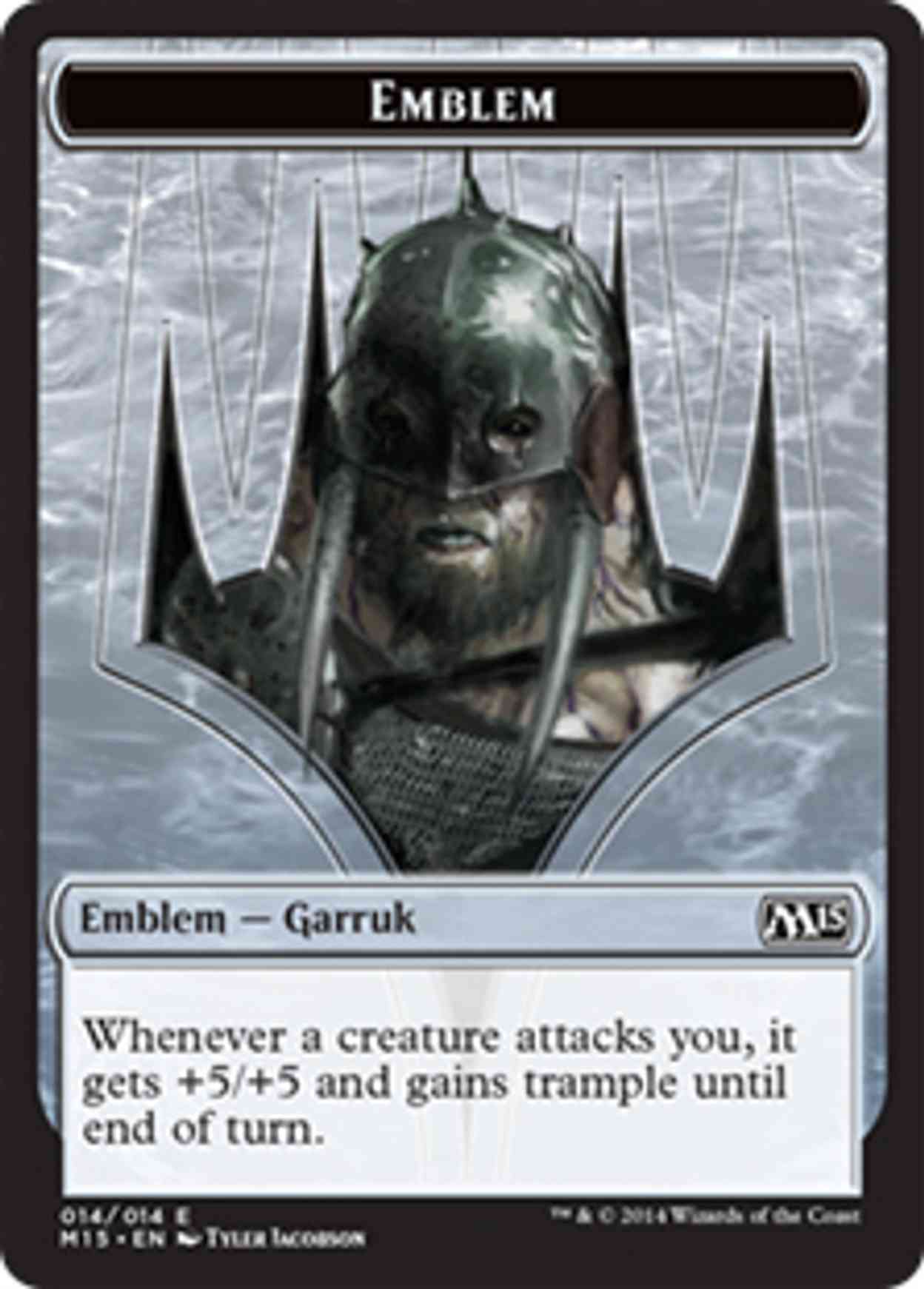 Emblem - Garruk, Apex Predator magic card front