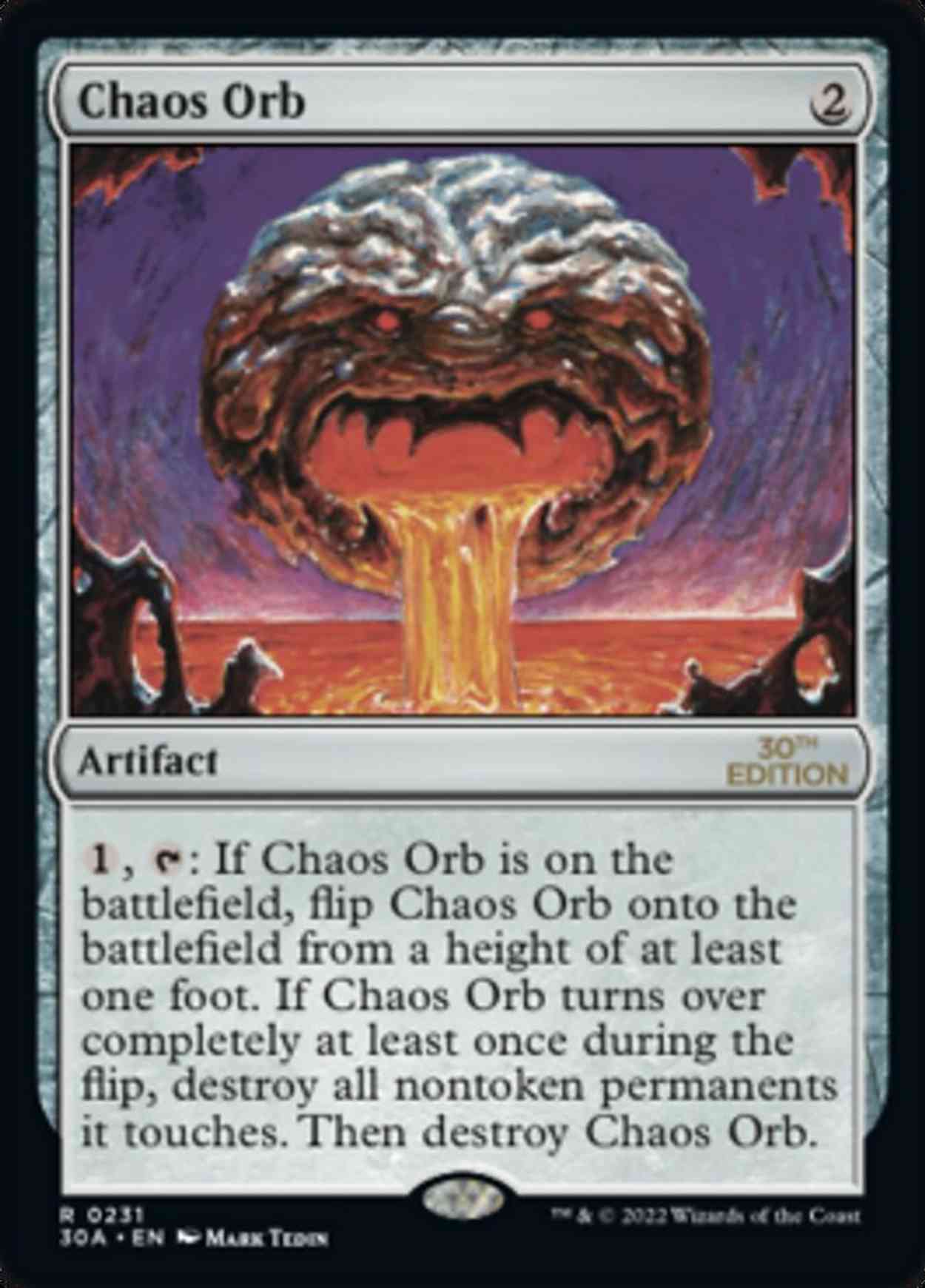 Chaos Orb magic card front