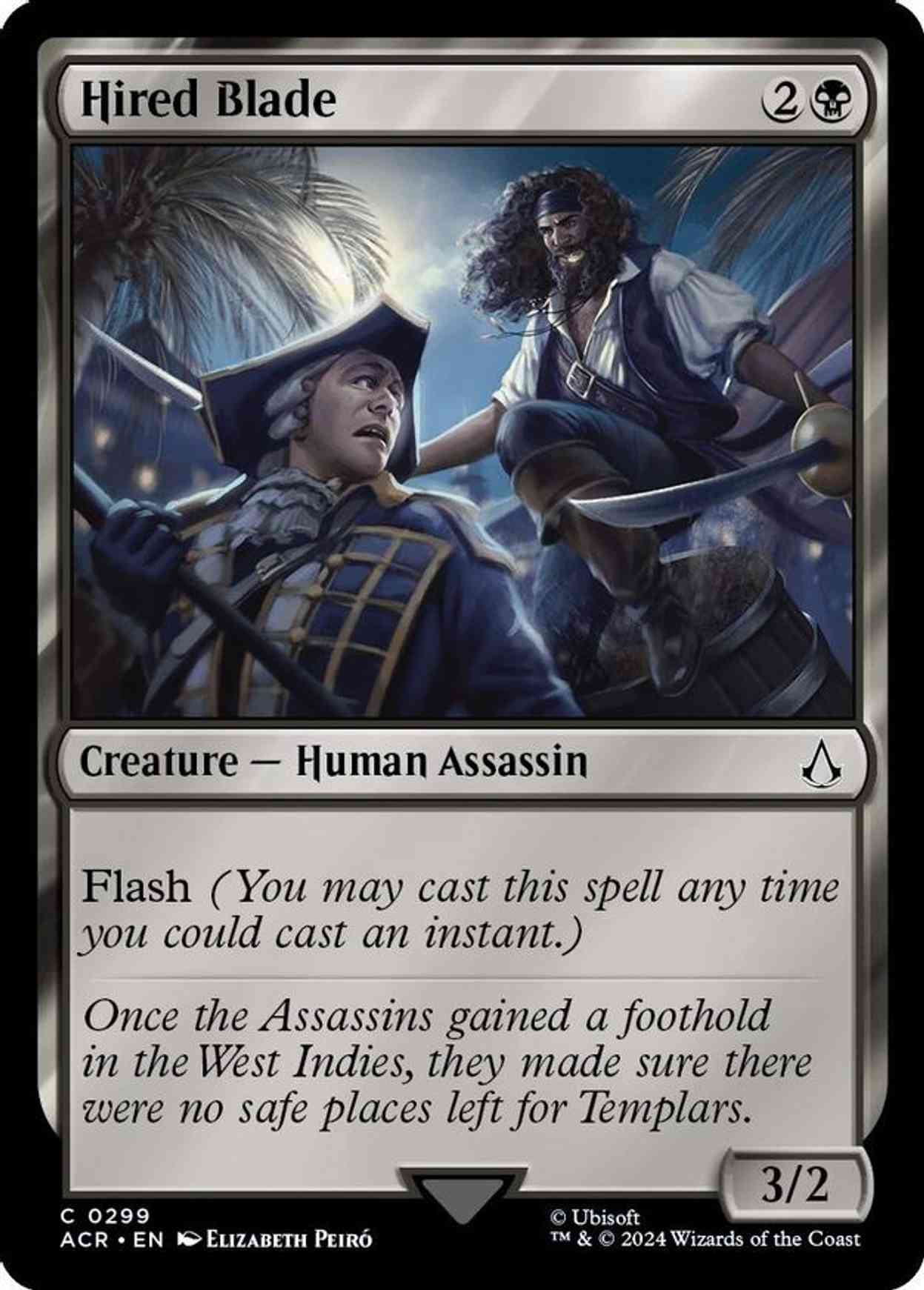 Hired Blade magic card front