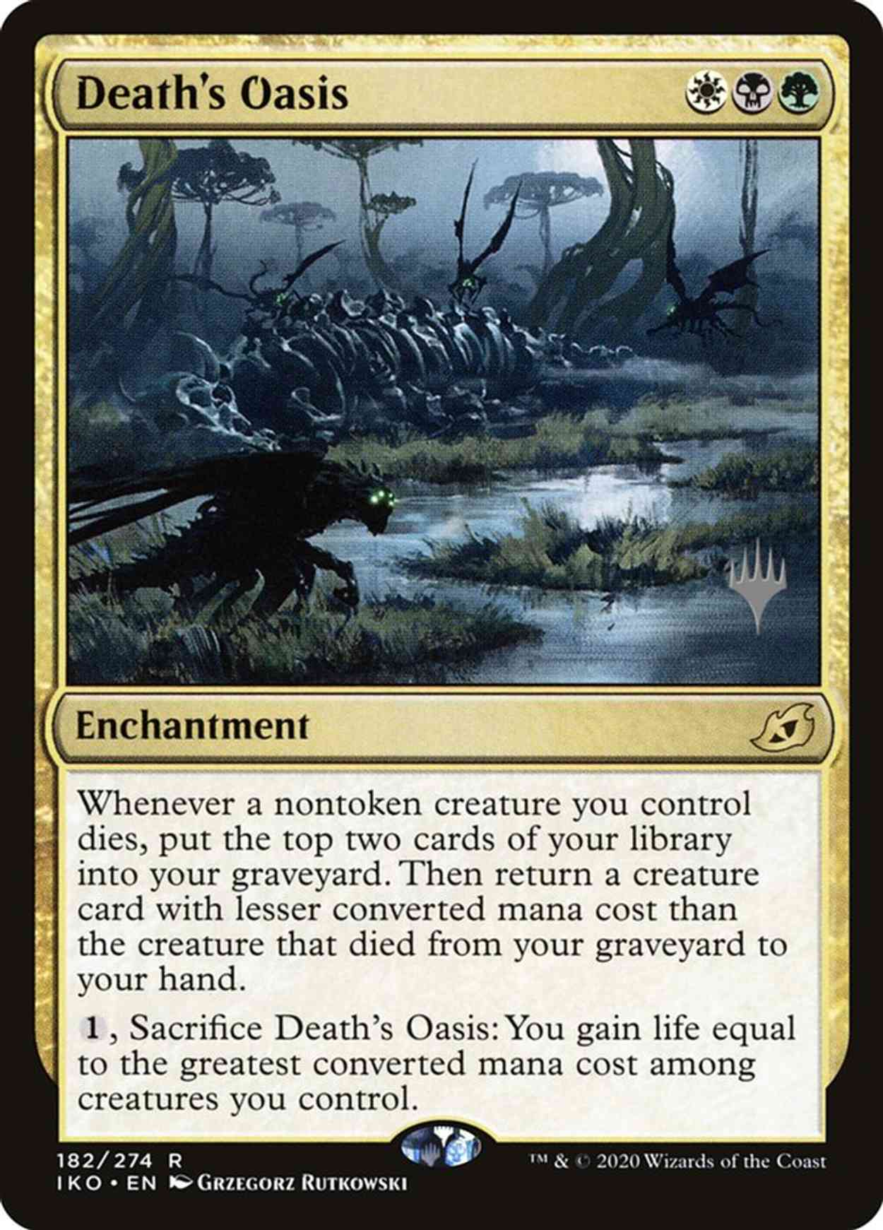 Death's Oasis magic card front