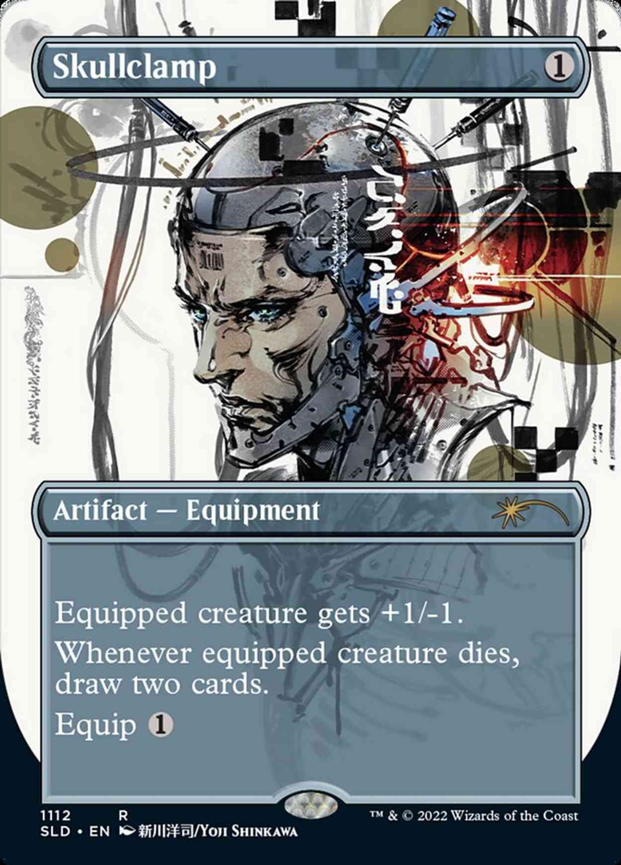 Skullclamp (Borderless) magic card front