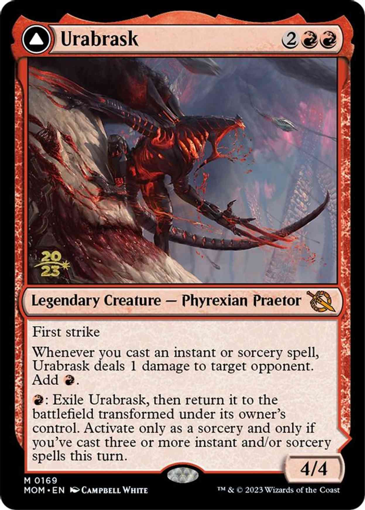 Urabrask magic card front