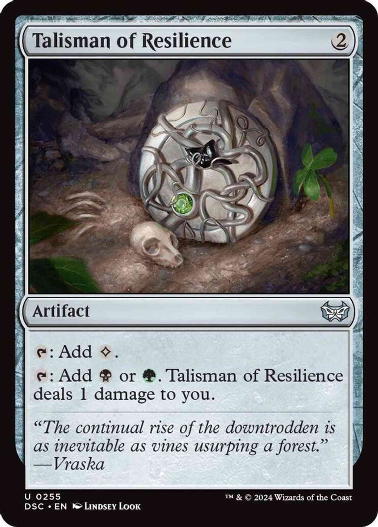 Talisman of Resilience magic card front