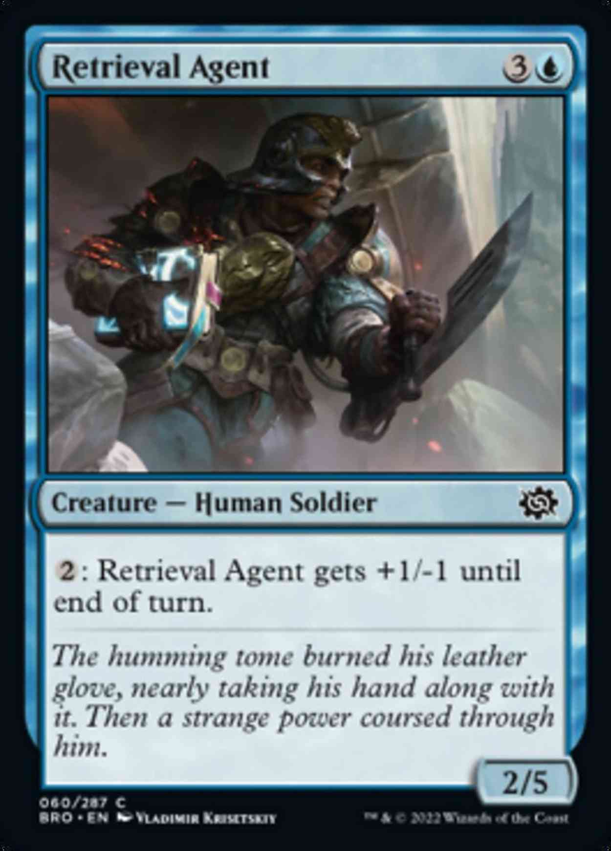 Retrieval Agent magic card front