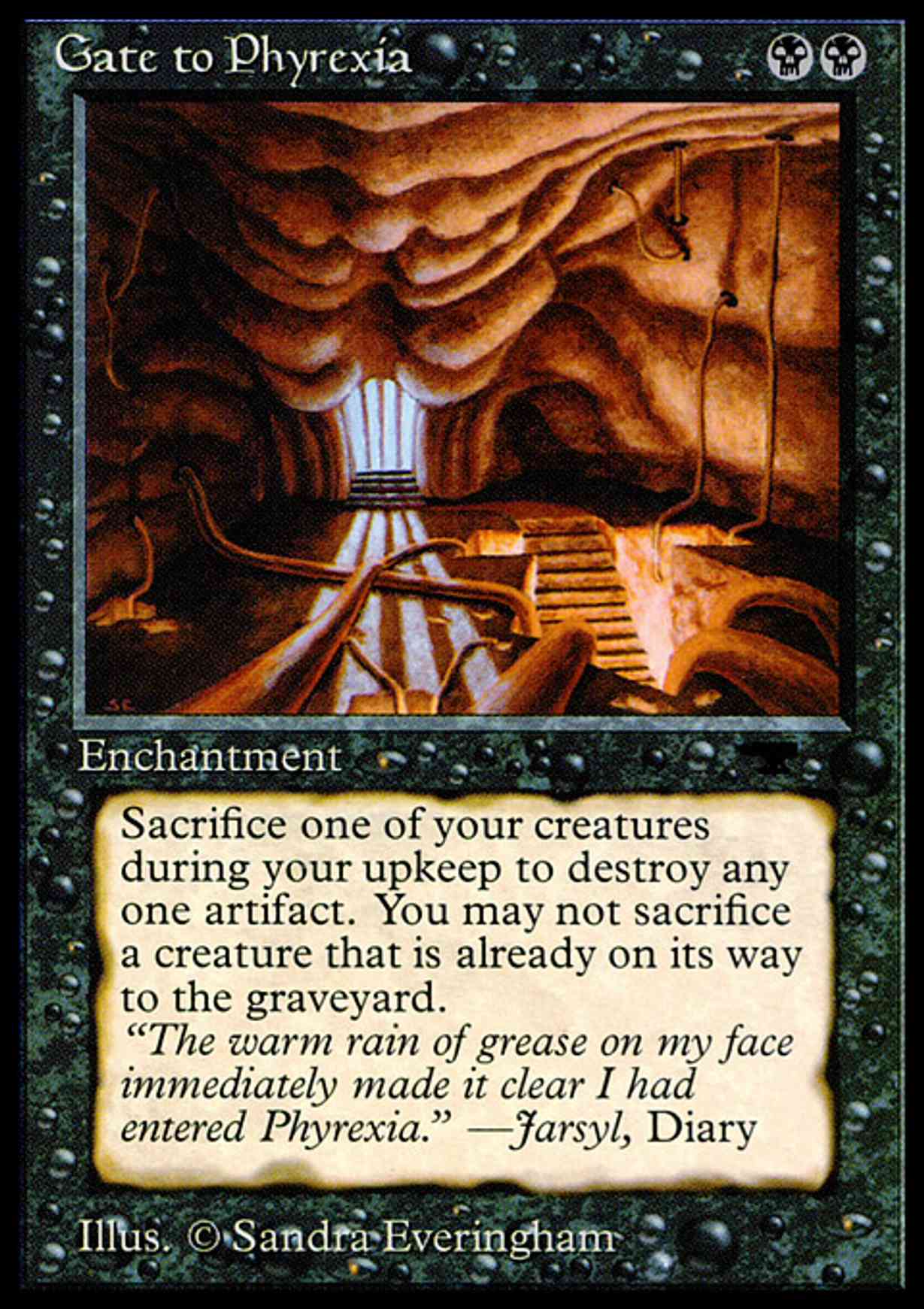 Gate to Phyrexia magic card front