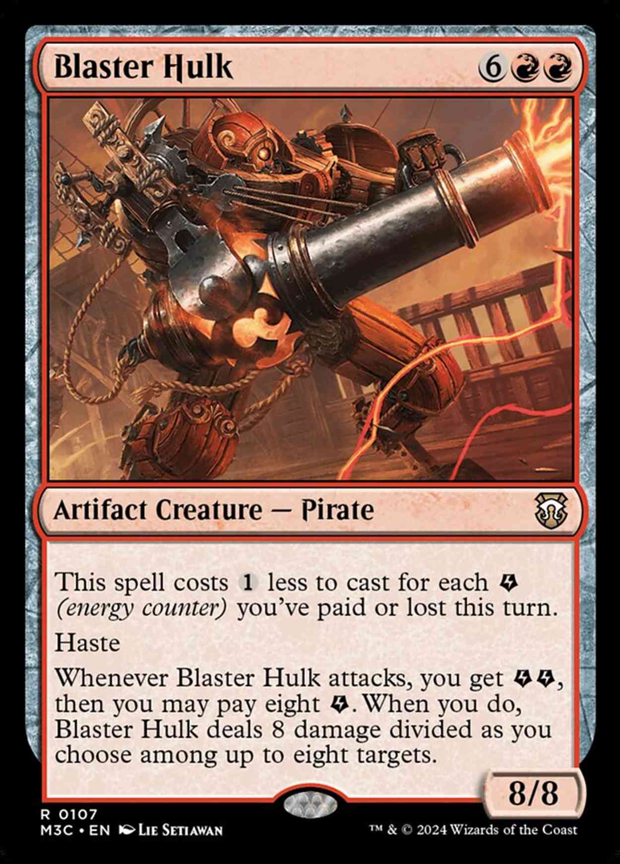 Blaster Hulk magic card front