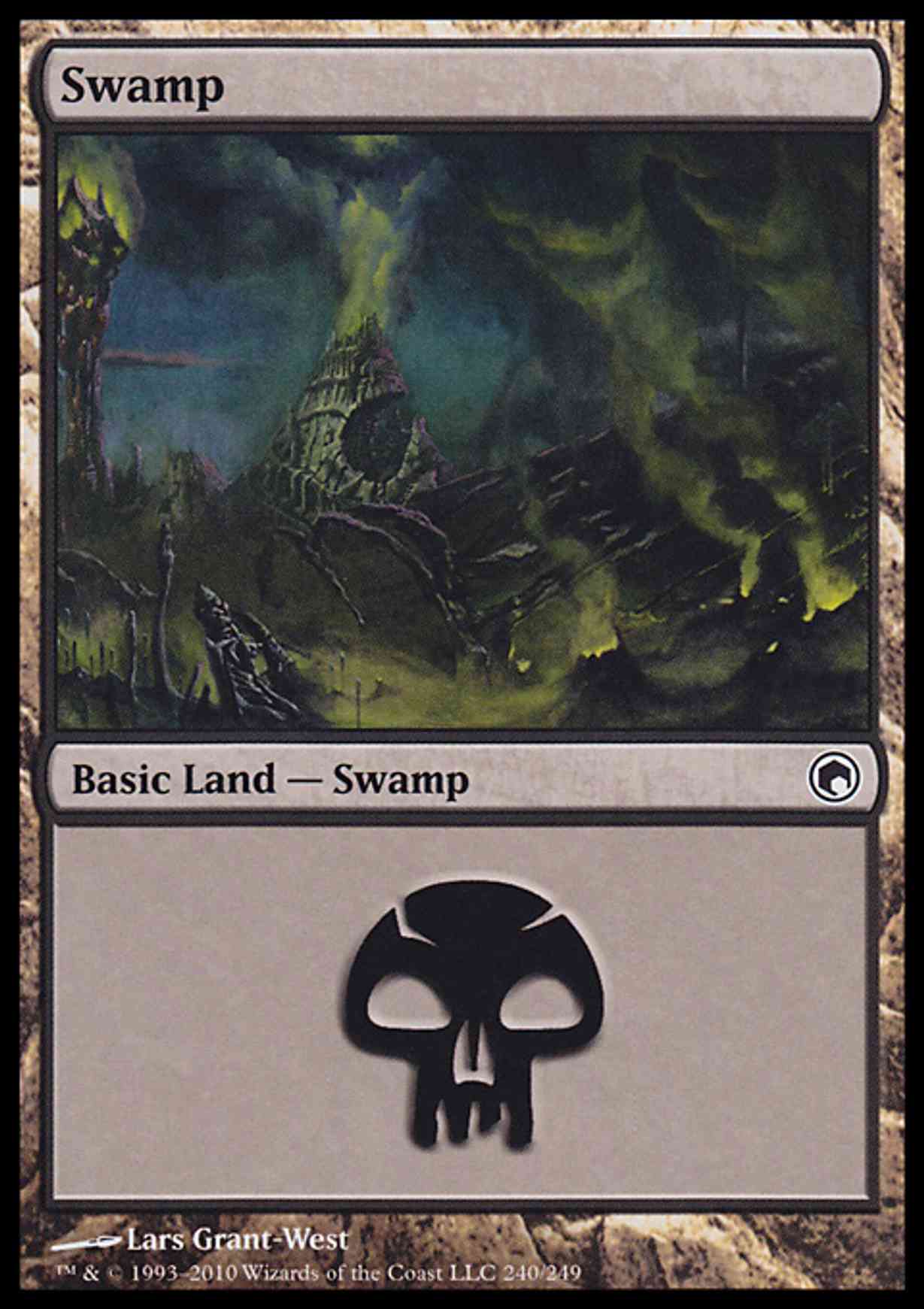 Swamp (240) magic card front