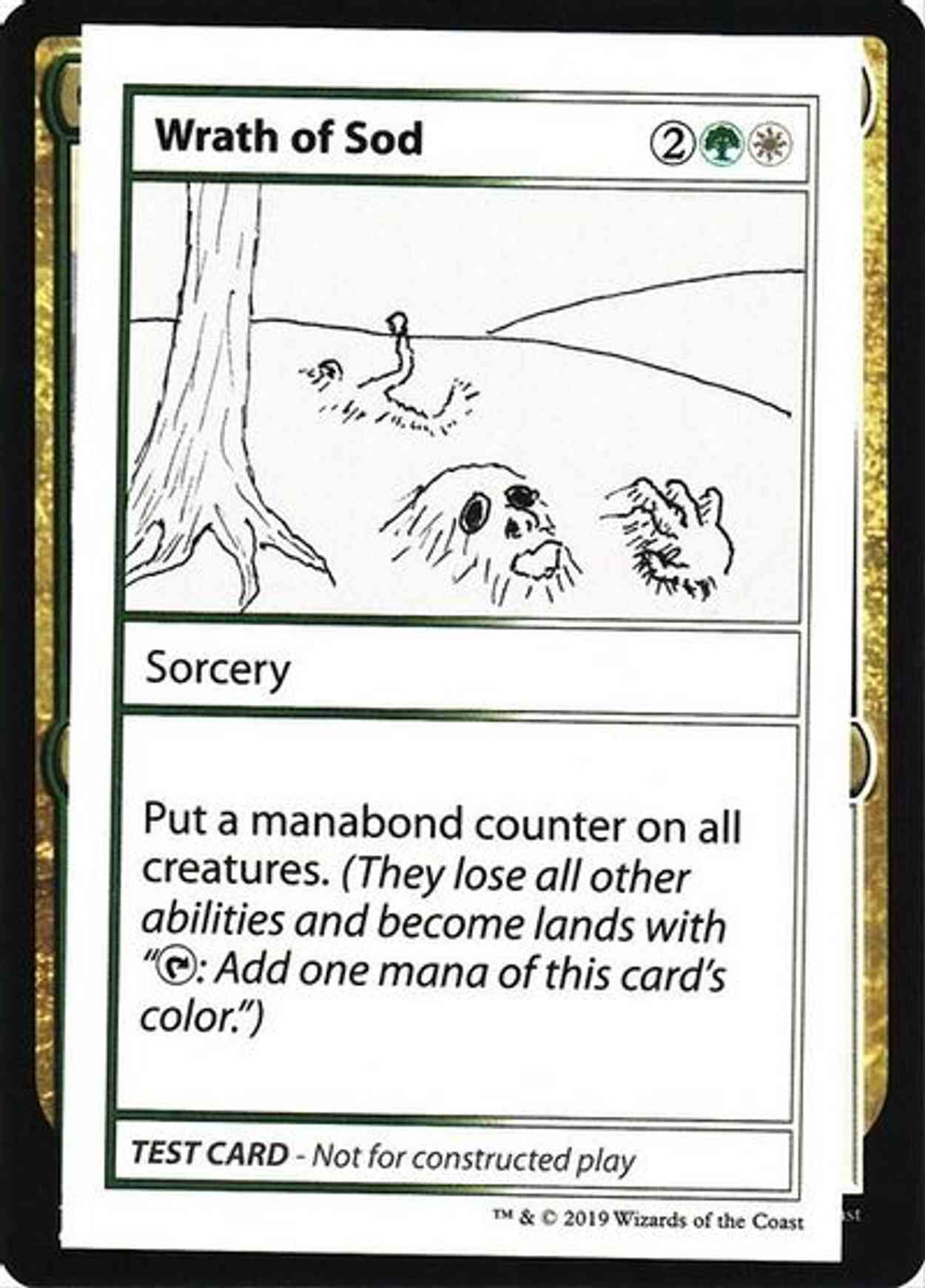 Wrath of Sod (No PW Symbol) magic card front