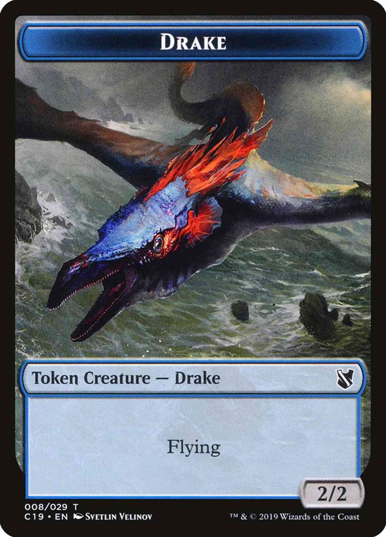 Drake // Human Double-sided Token magic card front