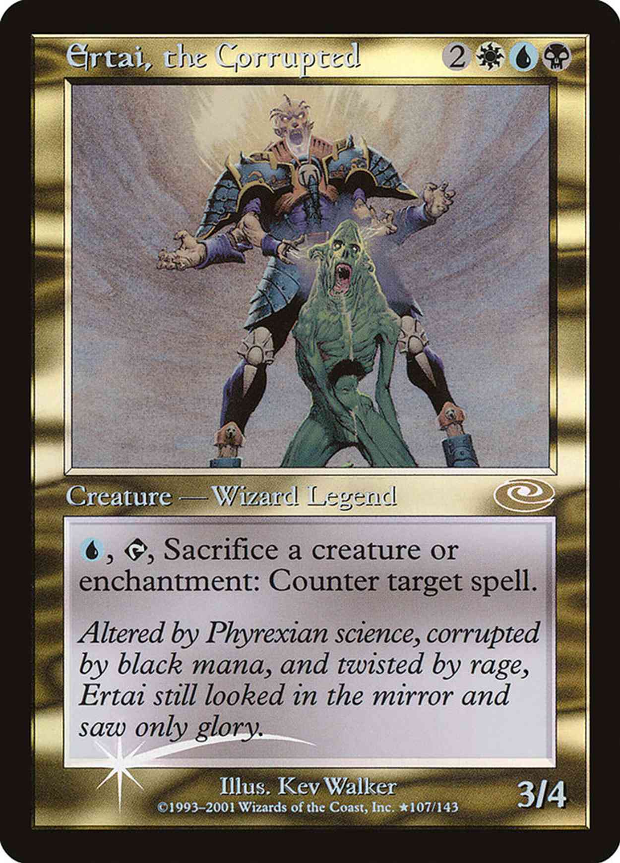Ertai, the Corrupted (Alt. Art Foil) magic card front