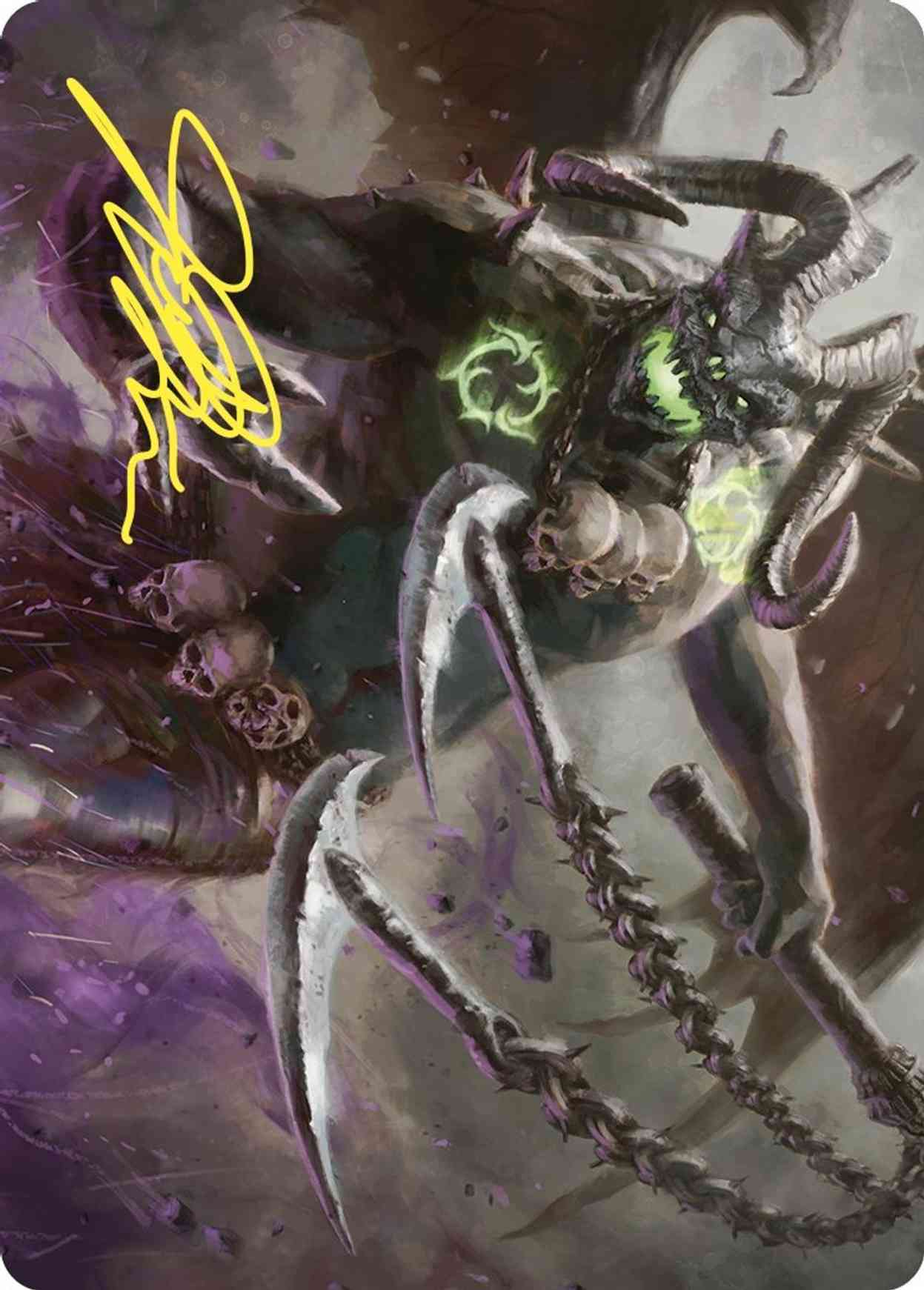 Archfiend of Despair Art Card (Gold-Stamped Signature) magic card front