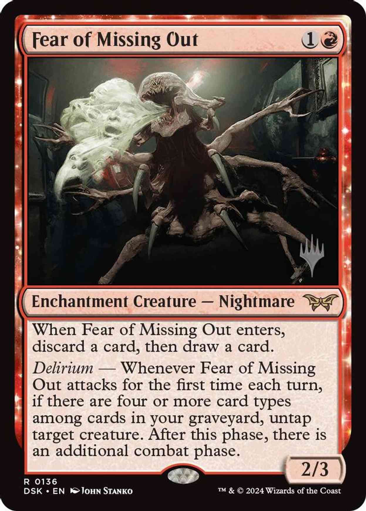 Fear of Missing Out magic card front