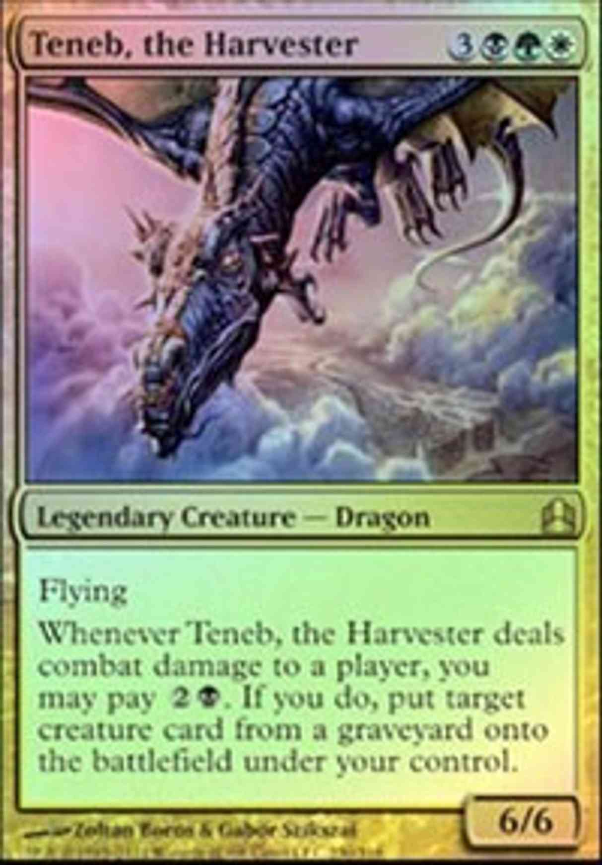 Teneb, the Harvester (Oversized) magic card front