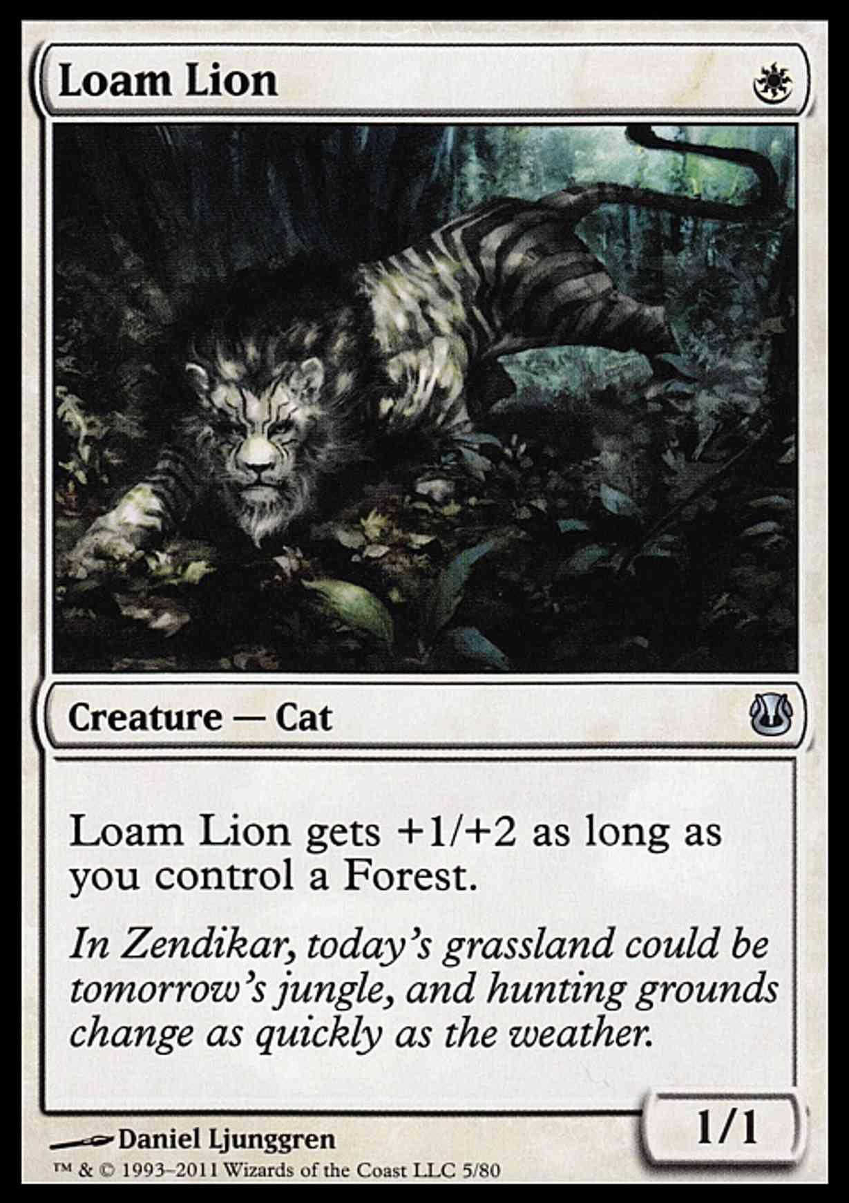 Loam Lion magic card front