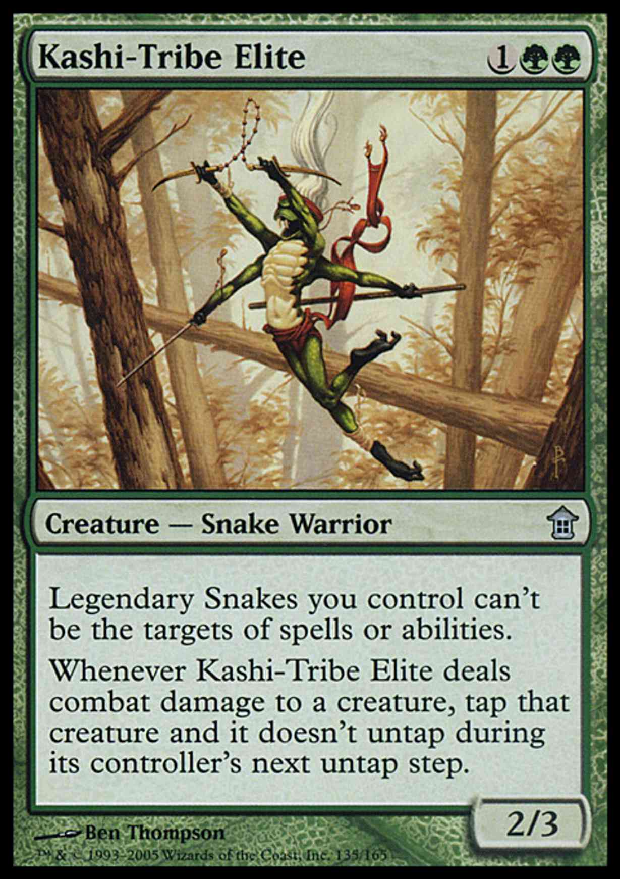 Kashi-Tribe Elite magic card front