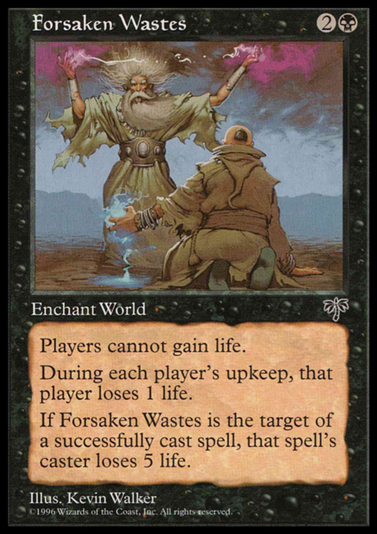 Forsaken Wastes magic card front