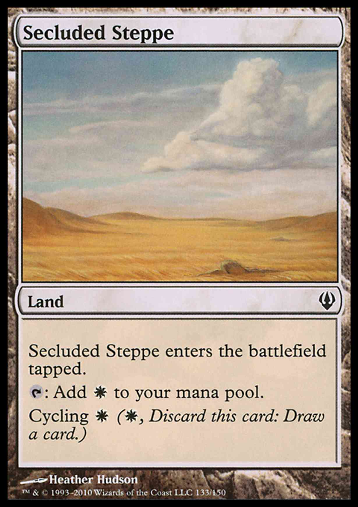Secluded Steppe magic card front